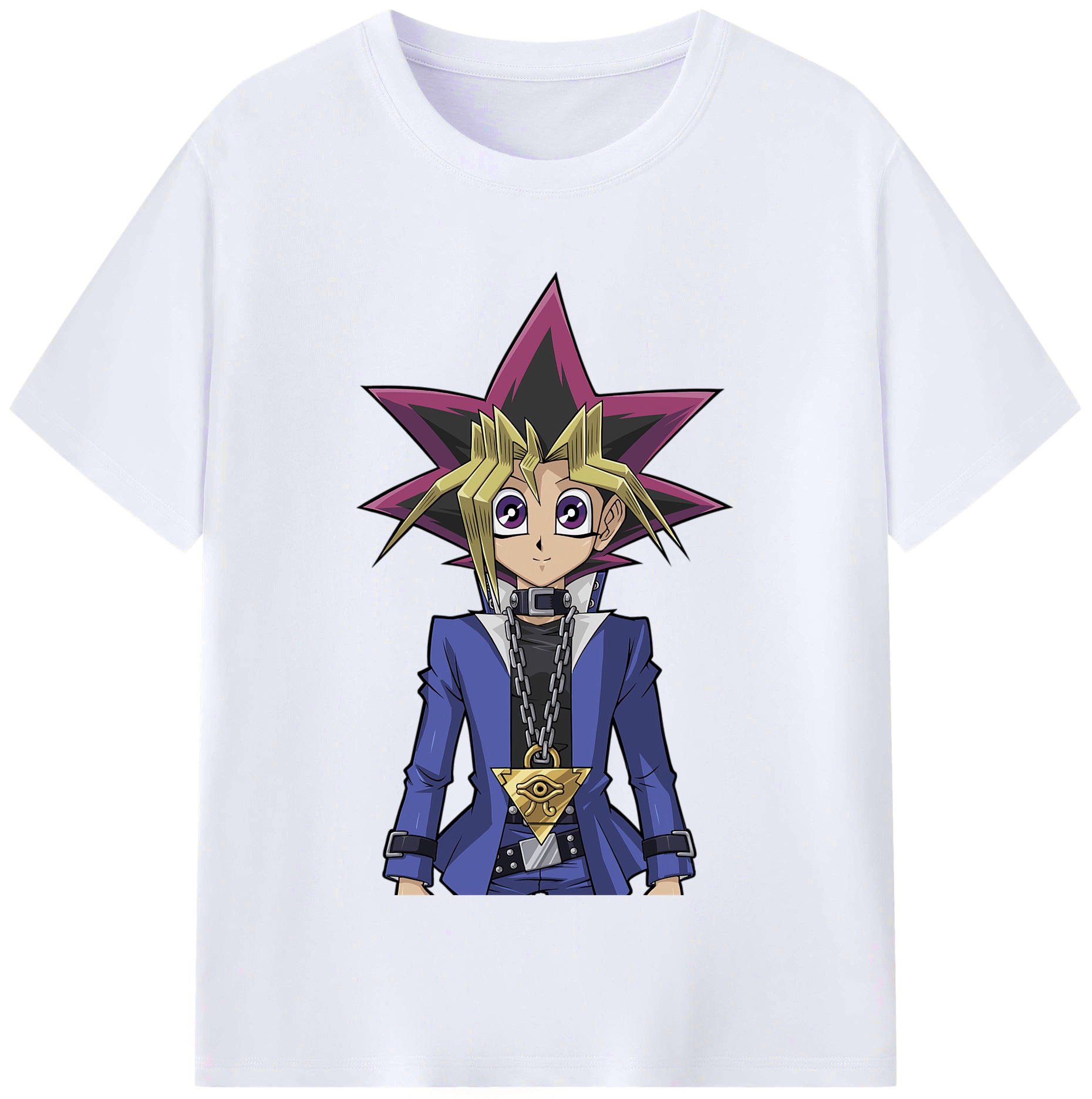 （画像用） 遊☆戯☆王 Yu-Gi-Oh! レディースカジュアルプリントTシャツ（綿100％）