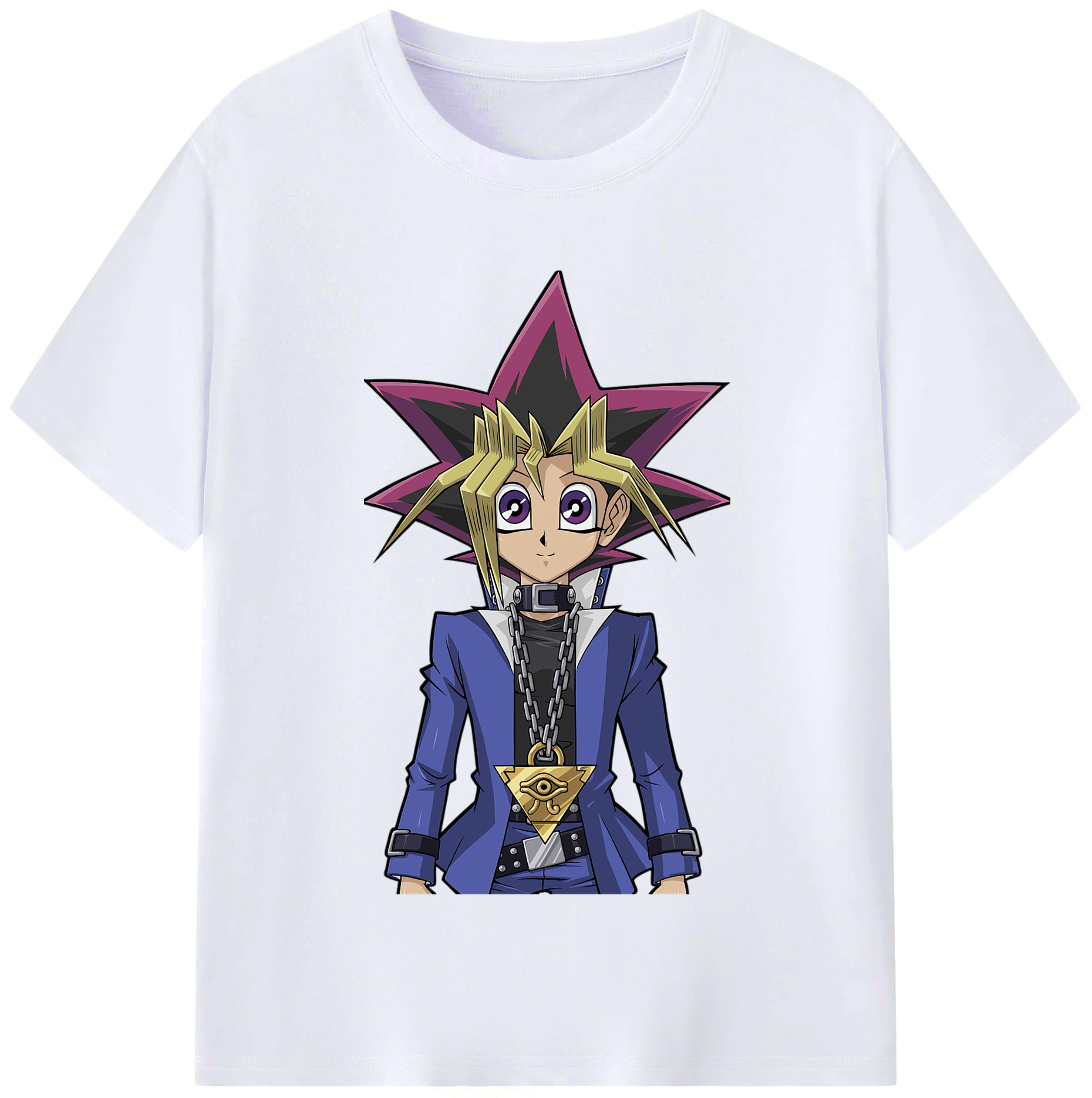 （画像用） 遊☆戯☆王 Yu-Gi-Oh! レディースカジュアルプリントTシャツ（綿100％）