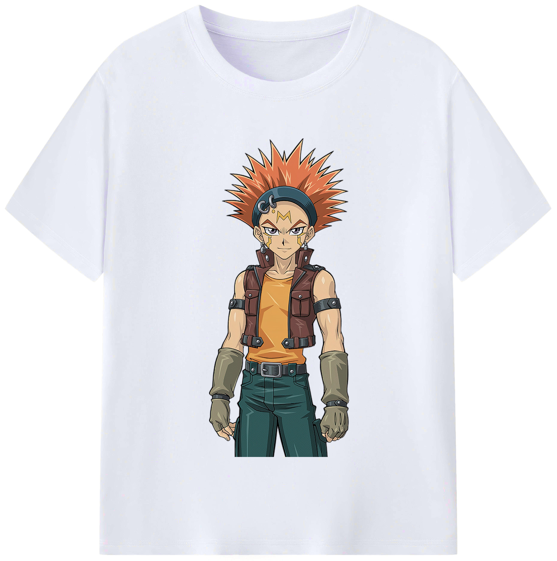 （画像用） 遊☆戯☆王 Yu-Gi-Oh! レディースカジュアルプリントTシャツ（綿100％）