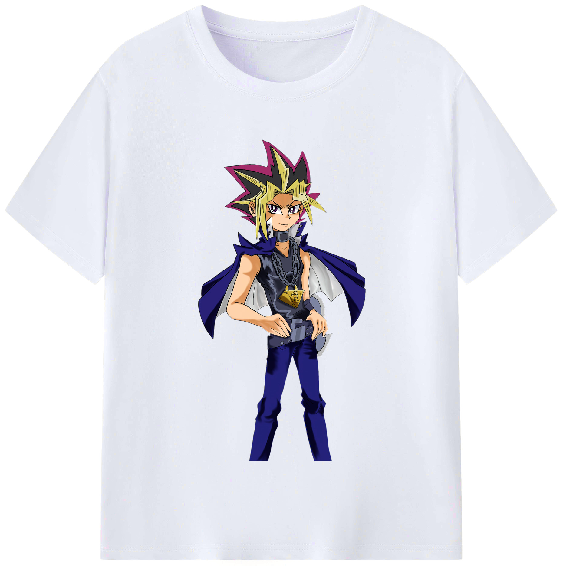 （画像用） 遊☆戯☆王 Yu-Gi-Oh! レディースカジュアルプリントTシャツ（綿100％）