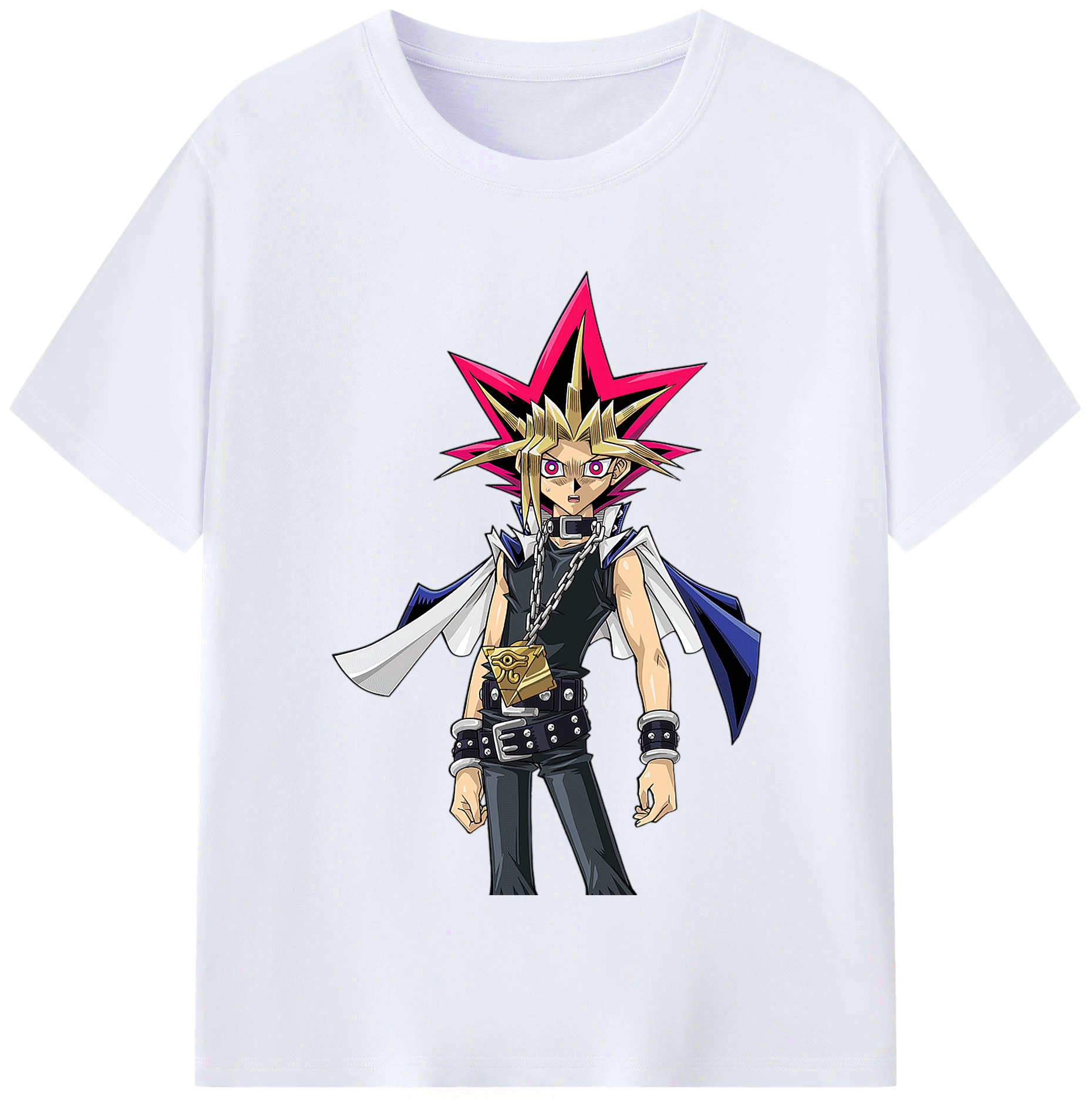 （画像用） 遊☆戯☆王 Yu-Gi-Oh! レディースカジュアルプリントTシャツ（綿100％）
