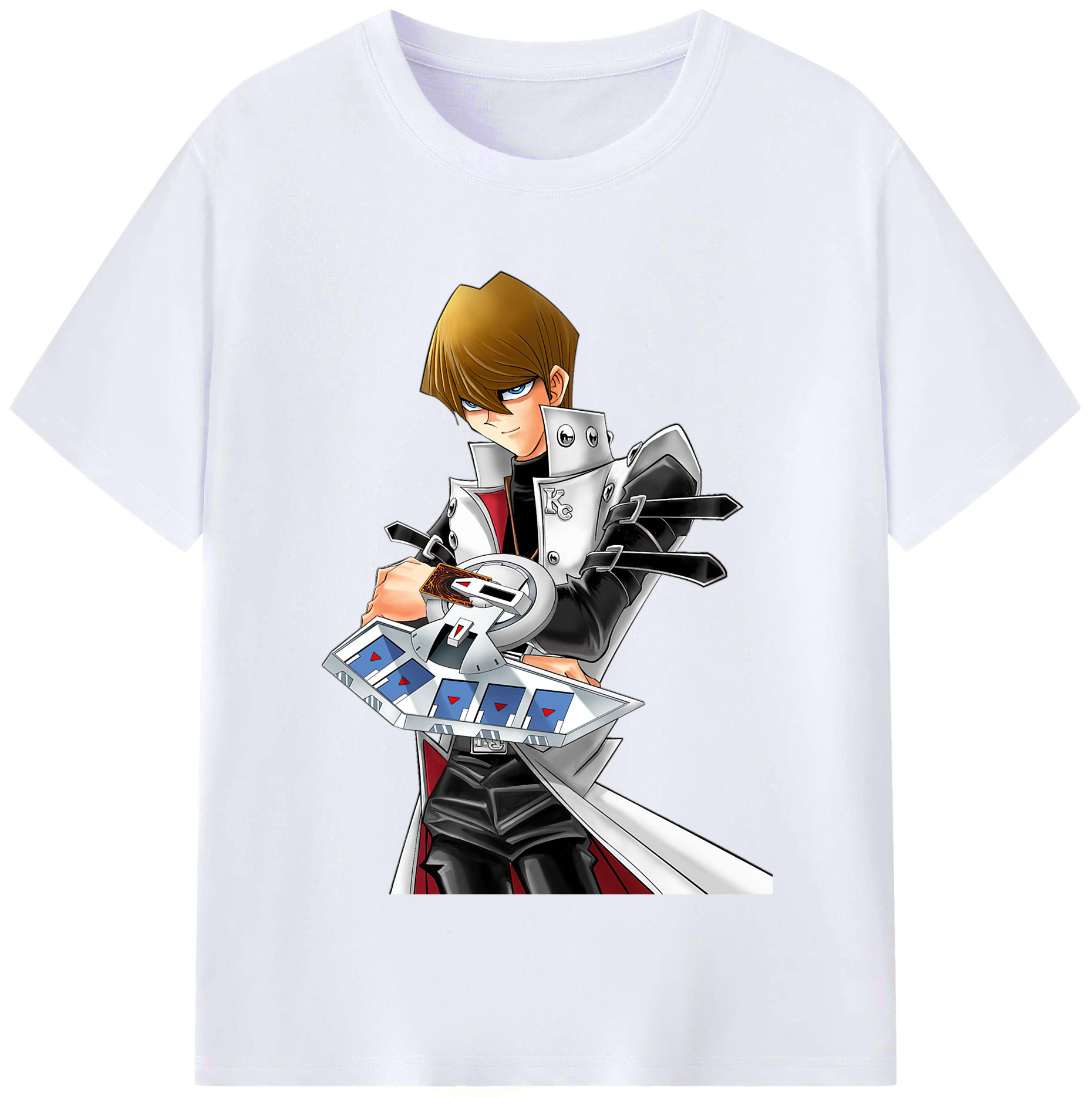（画像用） 遊☆戯☆王 Yu-Gi-Oh! レディースカジュアルプリントTシャツ（綿100％）