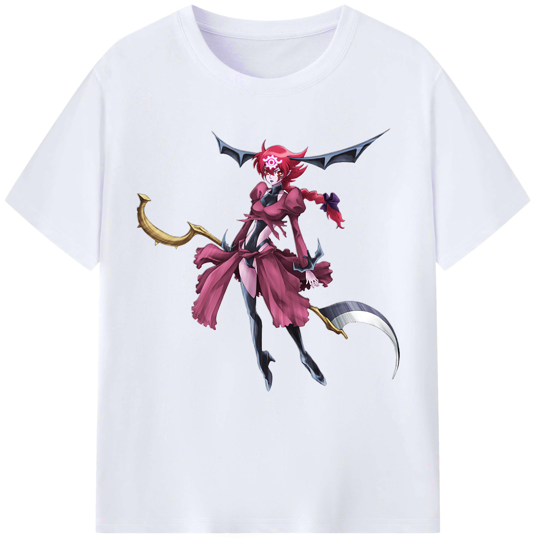 （画像用） 遊☆戯☆王 Yu-Gi-Oh! レディースカジュアルプリントTシャツ（綿100％）