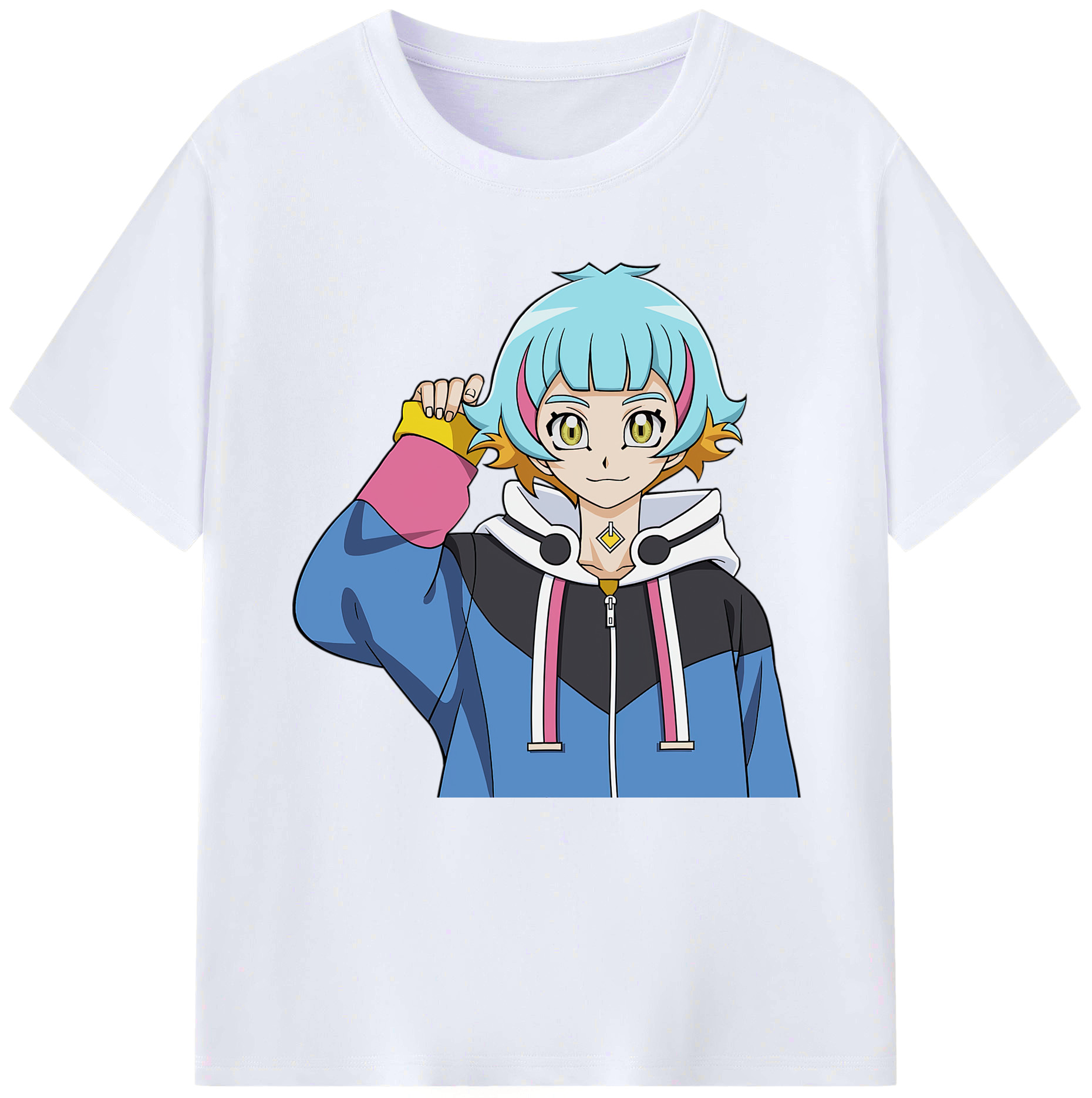（画像用） 遊☆戯☆王 Yu-Gi-Oh! レディースカジュアルプリントTシャツ（綿100％）