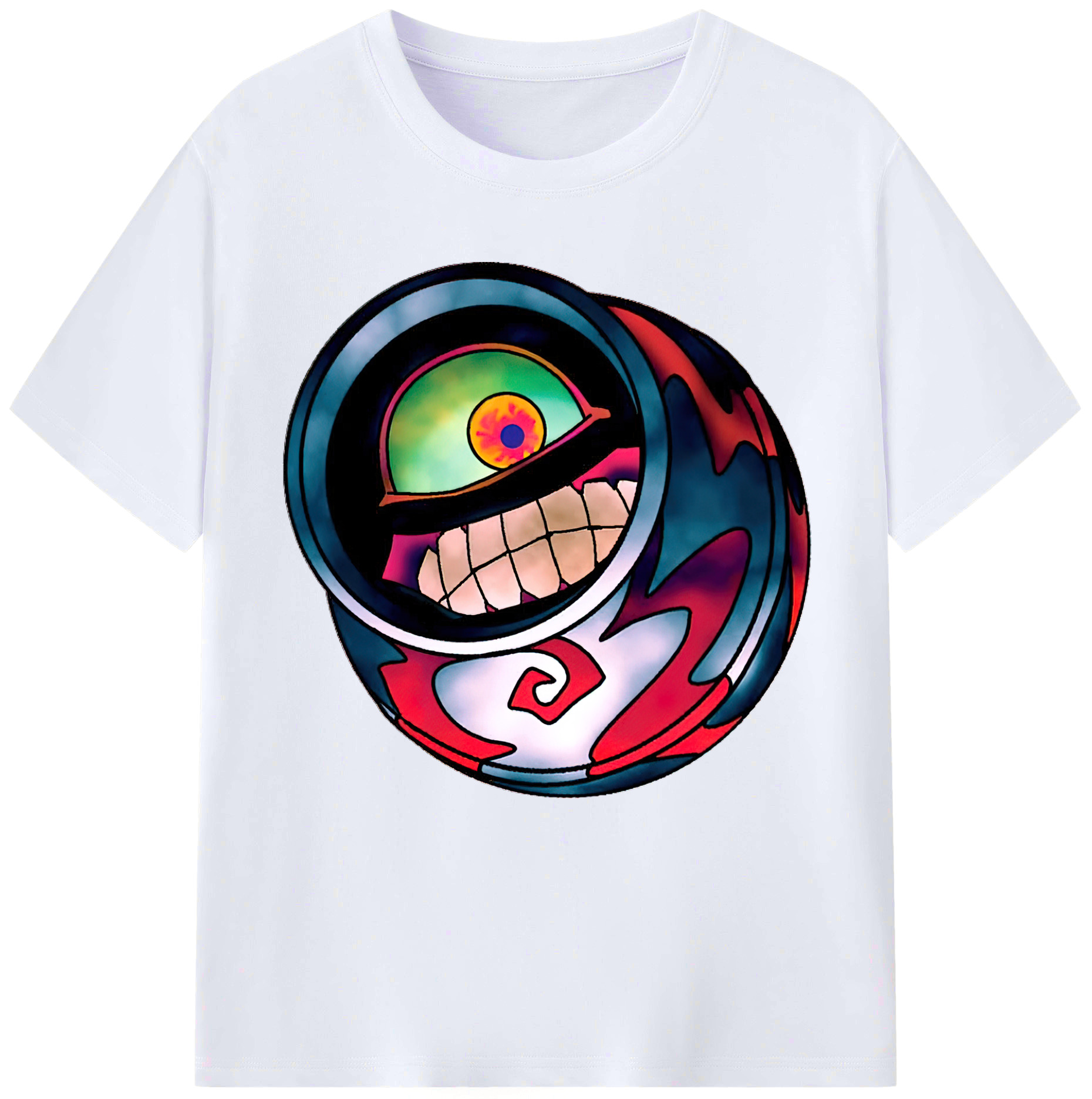 （画像用） 遊☆戯☆王 Yu-Gi-Oh! レディースカジュアルプリントTシャツ（綿100％）