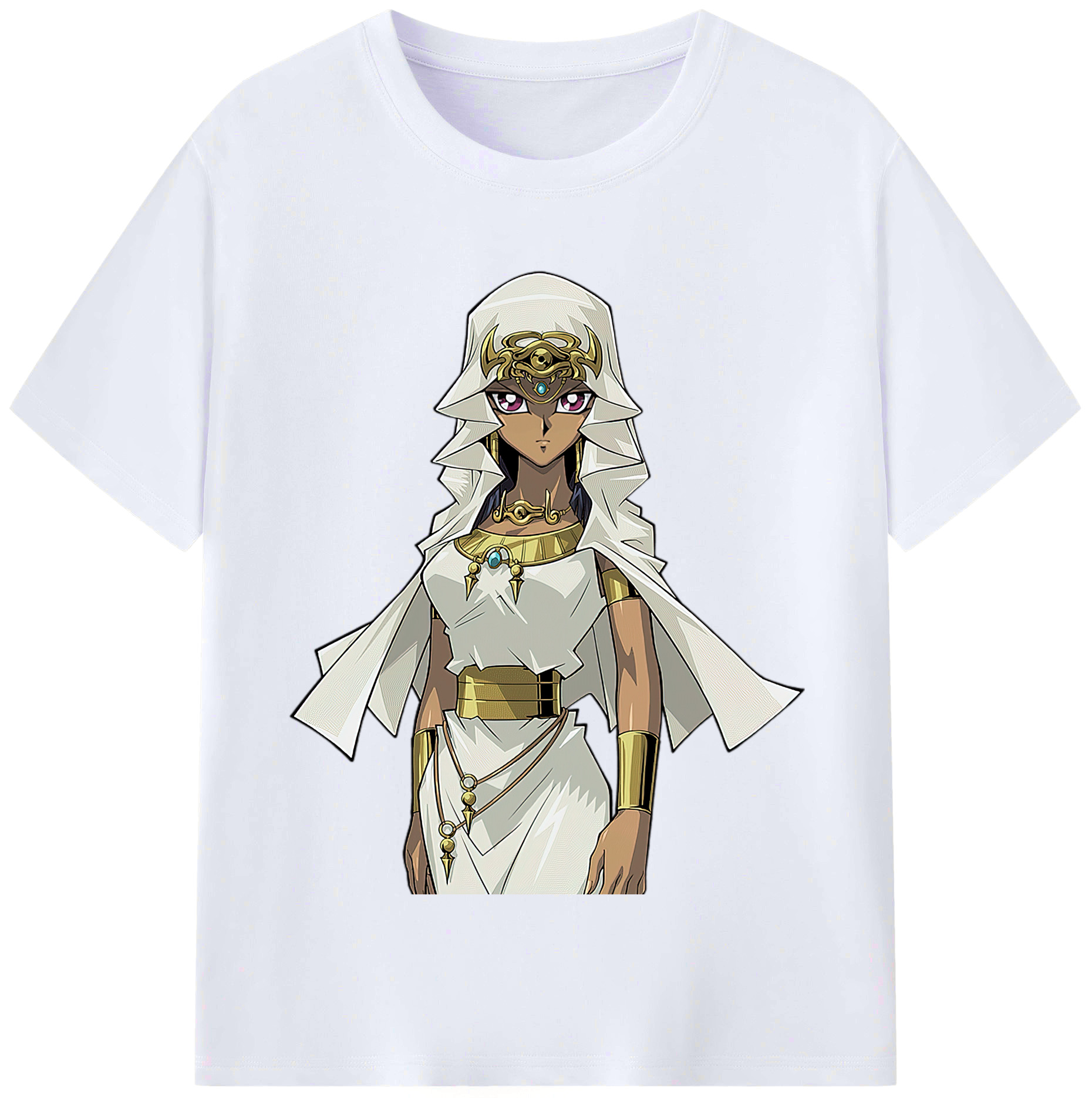 （画像用） 遊☆戯☆王 Yu-Gi-Oh! レディースカジュアルプリントTシャツ（綿100％）