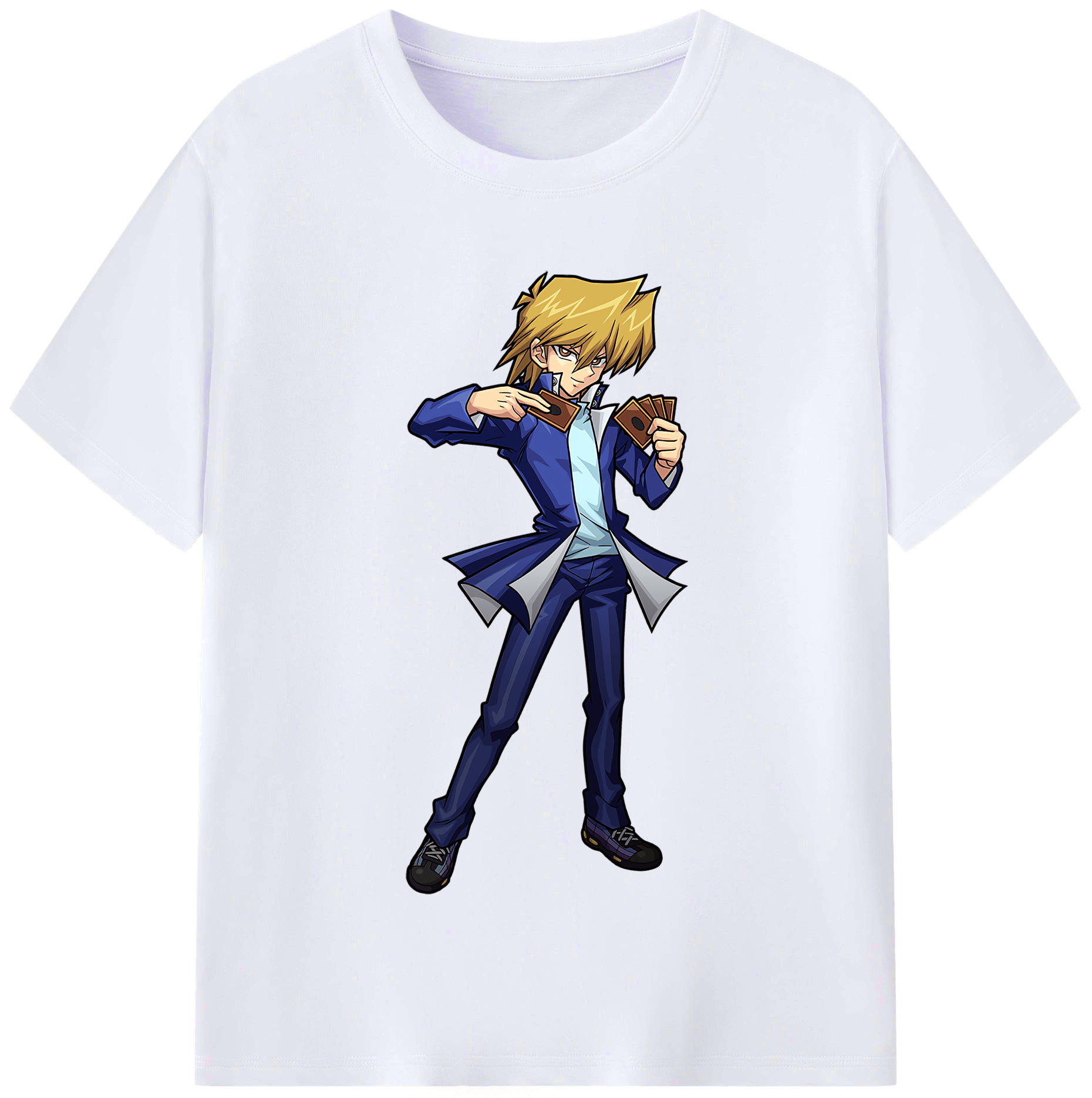 （画像用） 遊☆戯☆王 Yu-Gi-Oh! レディースカジュアルプリントTシャツ（綿100％）