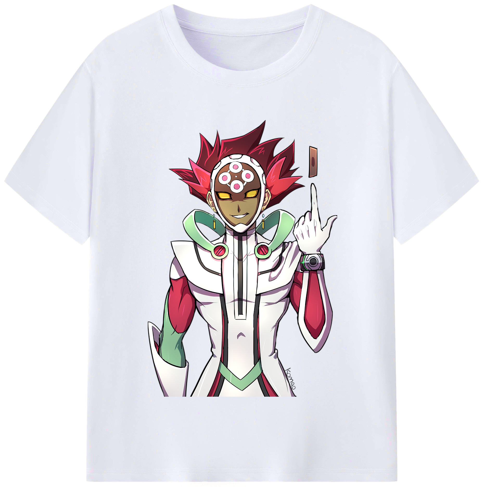 （画像用） 遊☆戯☆王 Yu-Gi-Oh! レディースカジュアルプリントTシャツ（綿100％）