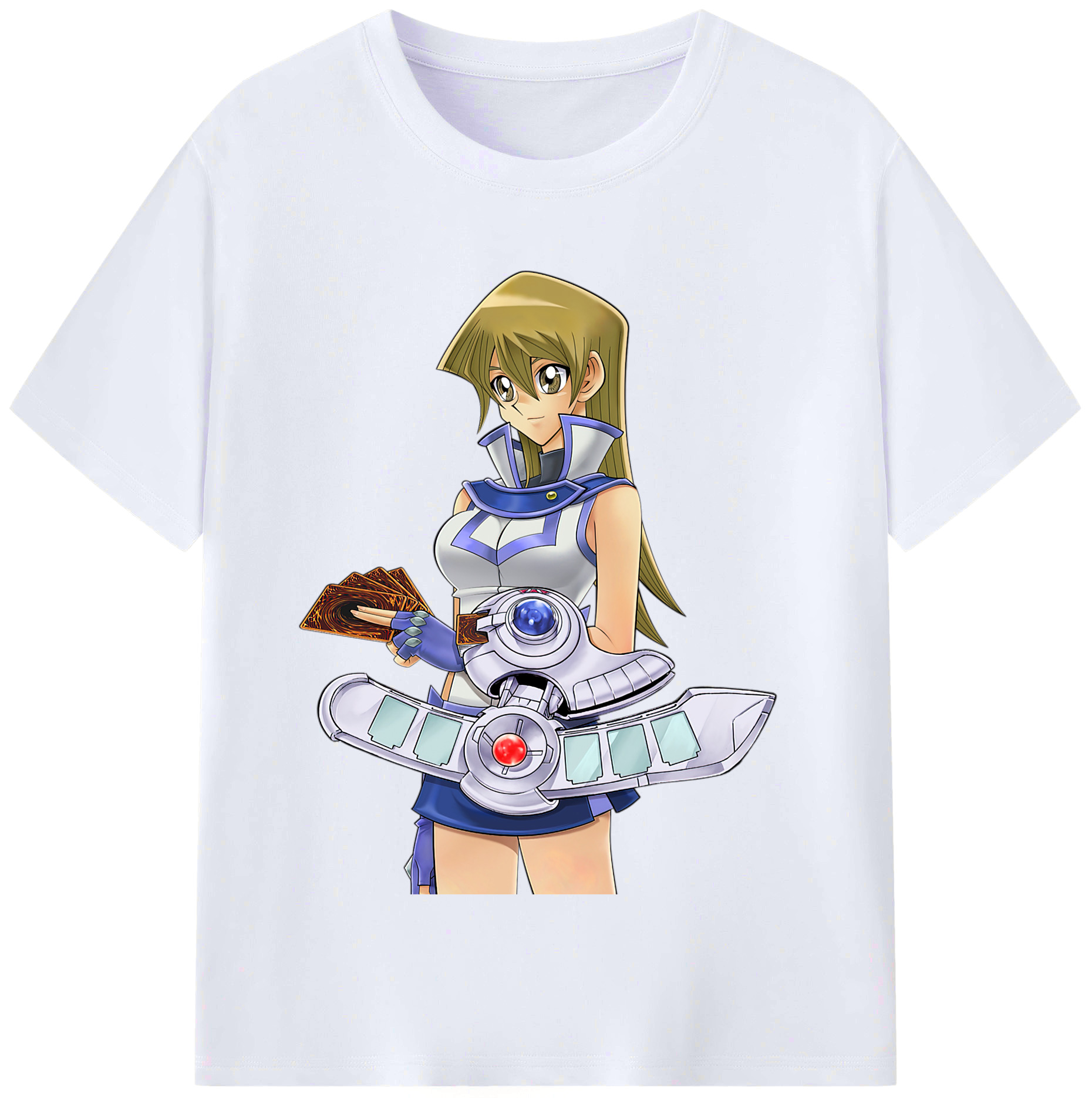 （画像用） 遊☆戯☆王 Yu-Gi-Oh! レディースカジュアルプリントTシャツ（綿100％）