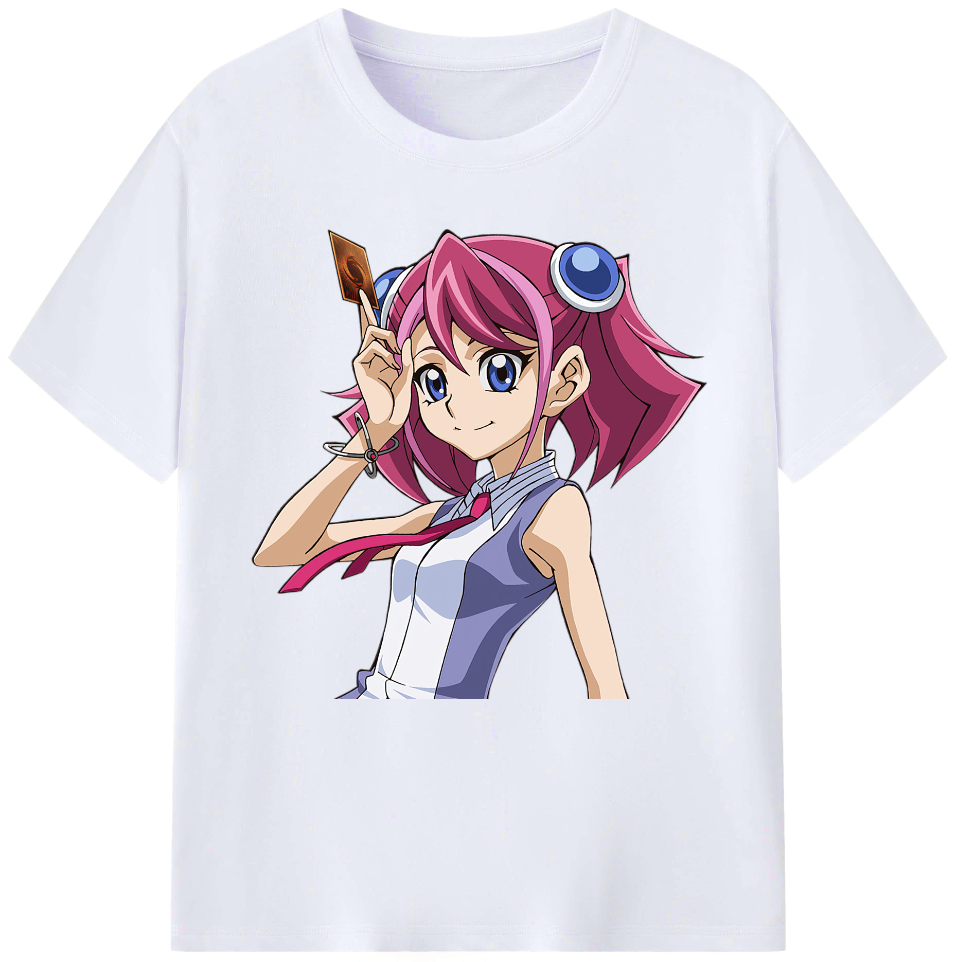 （画像用） 遊☆戯☆王 Yu-Gi-Oh! レディースカジュアルプリントTシャツ（綿100％）