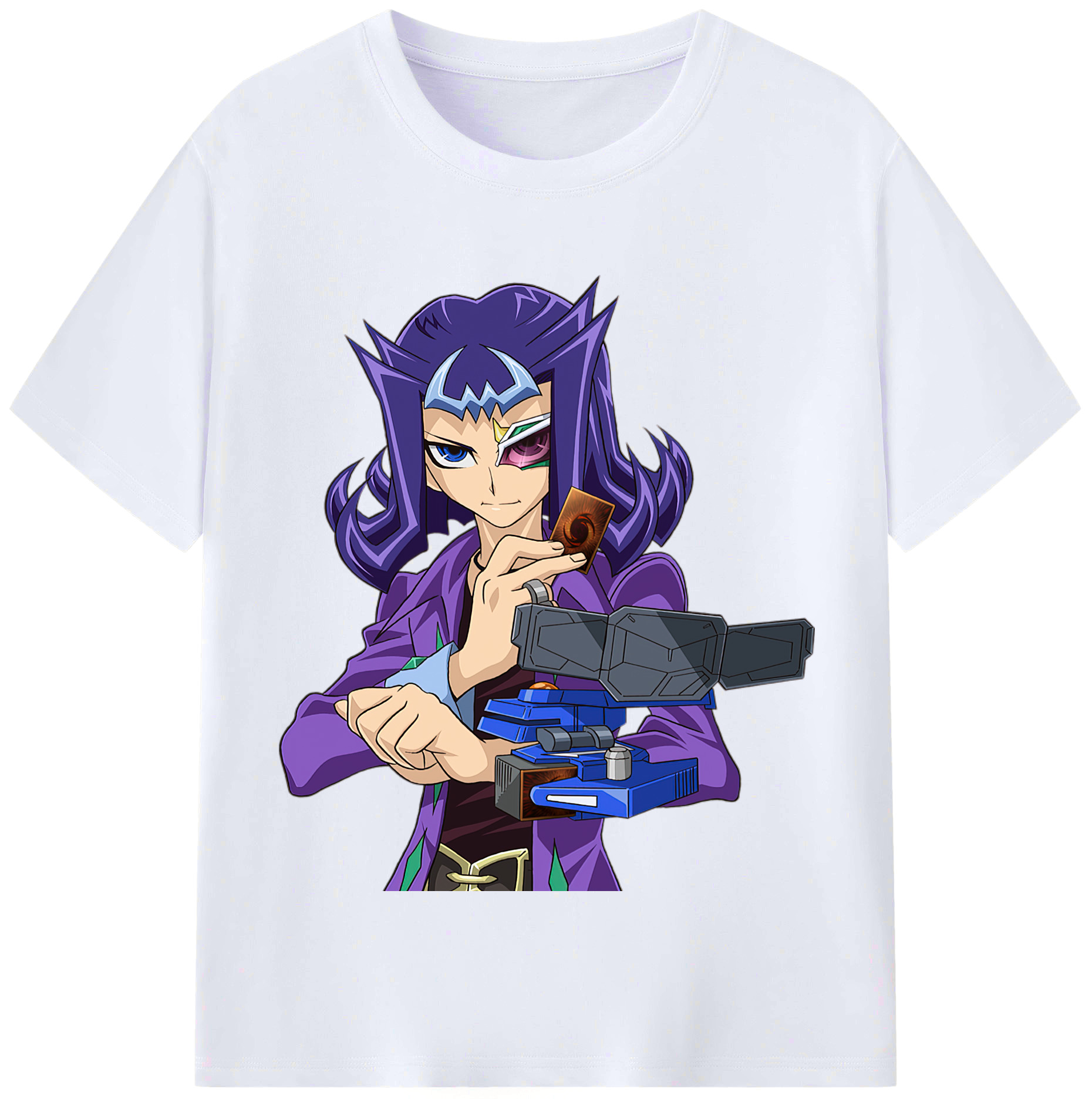 （画像用） 遊☆戯☆王 Yu-Gi-Oh! レディースカジュアルプリントTシャツ（綿100％）