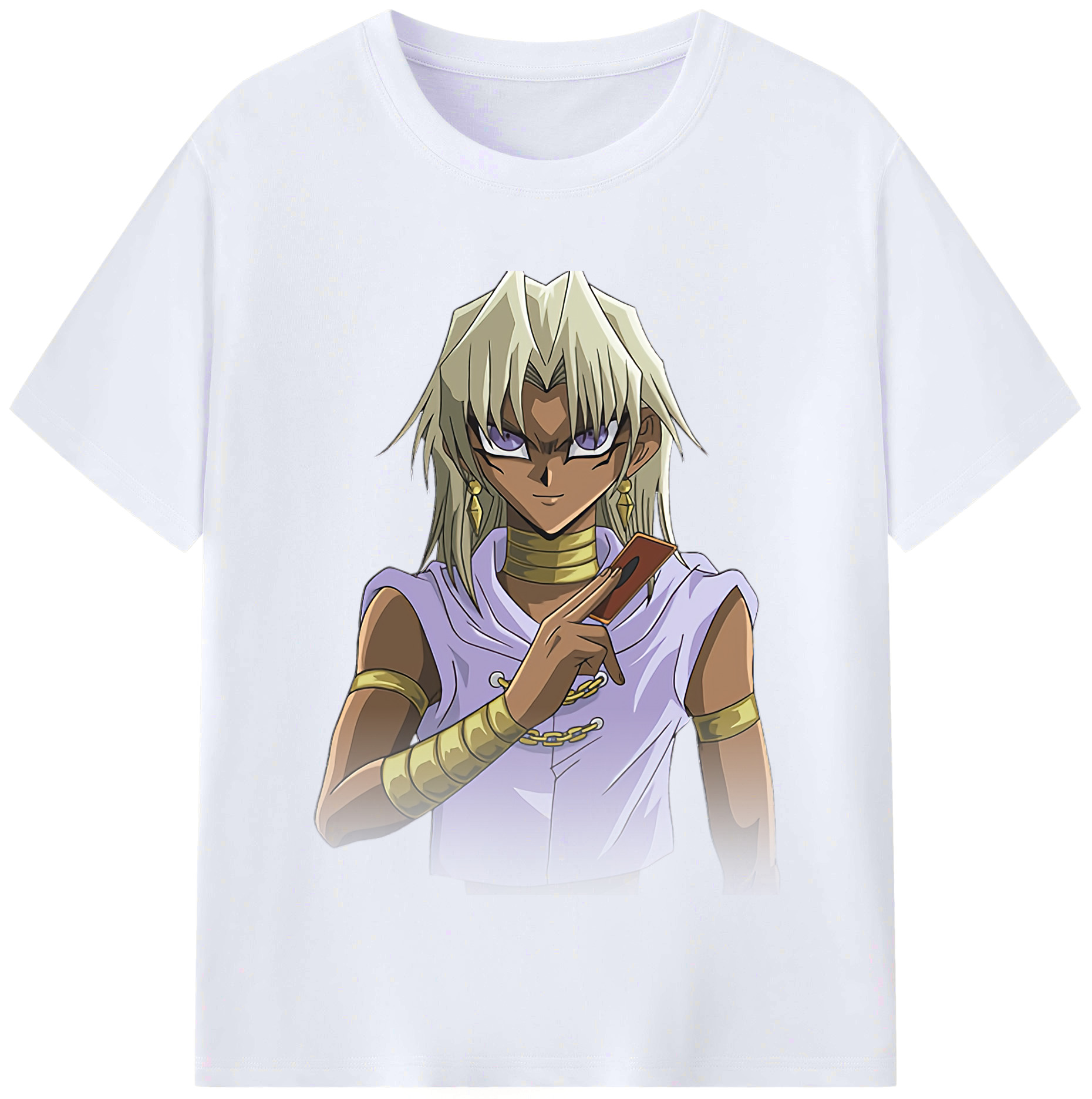（画像用） 遊☆戯☆王 Yu-Gi-Oh! レディースカジュアルプリントTシャツ（綿100％）