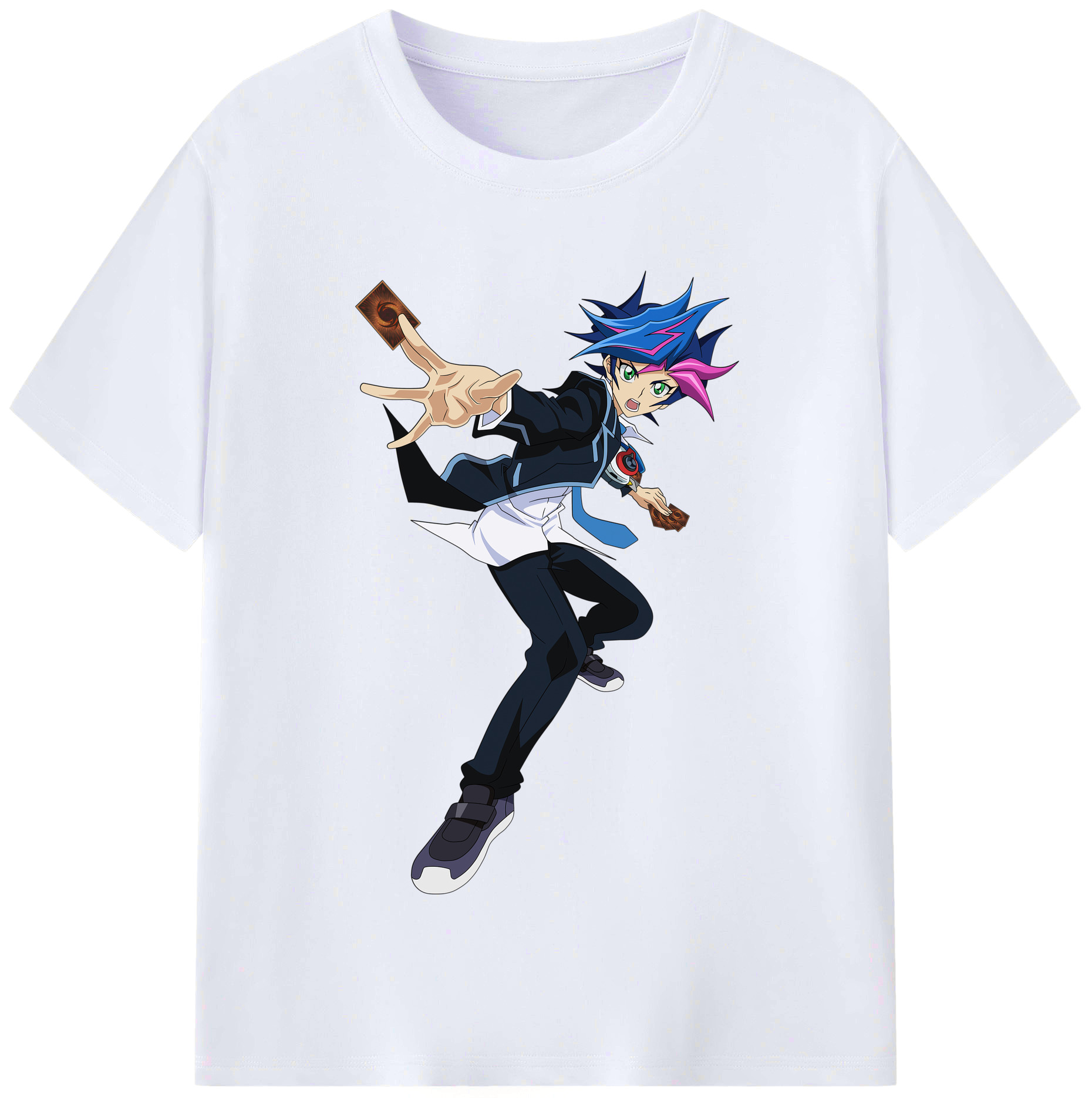 （画像用） 遊☆戯☆王 Yu-Gi-Oh! レディースカジュアルプリントTシャツ（綿100％）