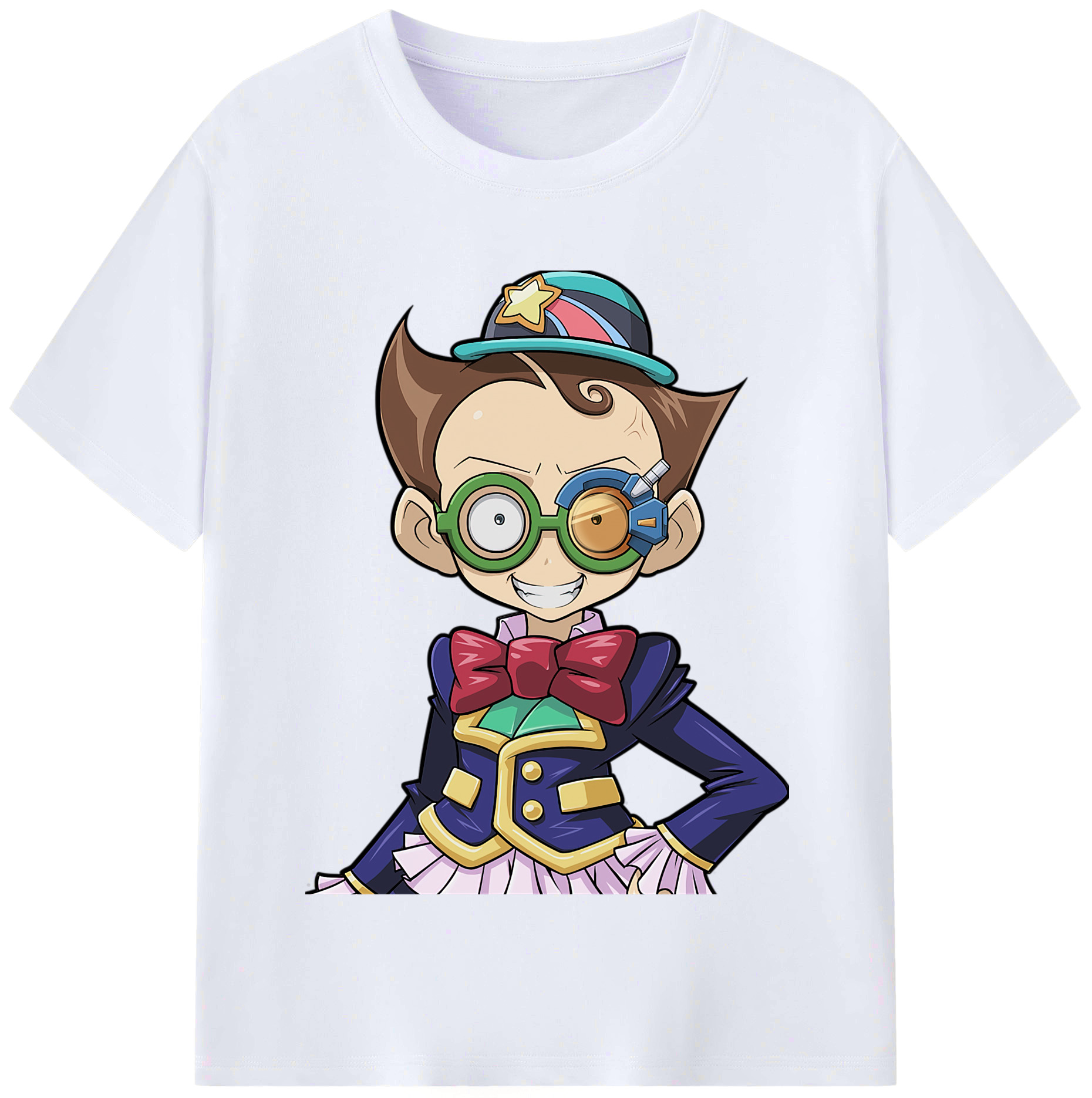 （画像用） 遊☆戯☆王 Yu-Gi-Oh! レディースカジュアルプリントTシャツ（綿100％）