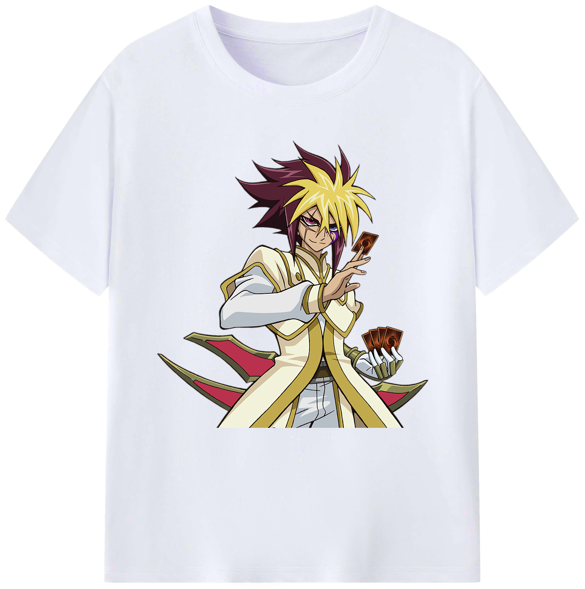 （画像用） 遊☆戯☆王 Yu-Gi-Oh! レディースカジュアルプリントTシャツ（綿100％）