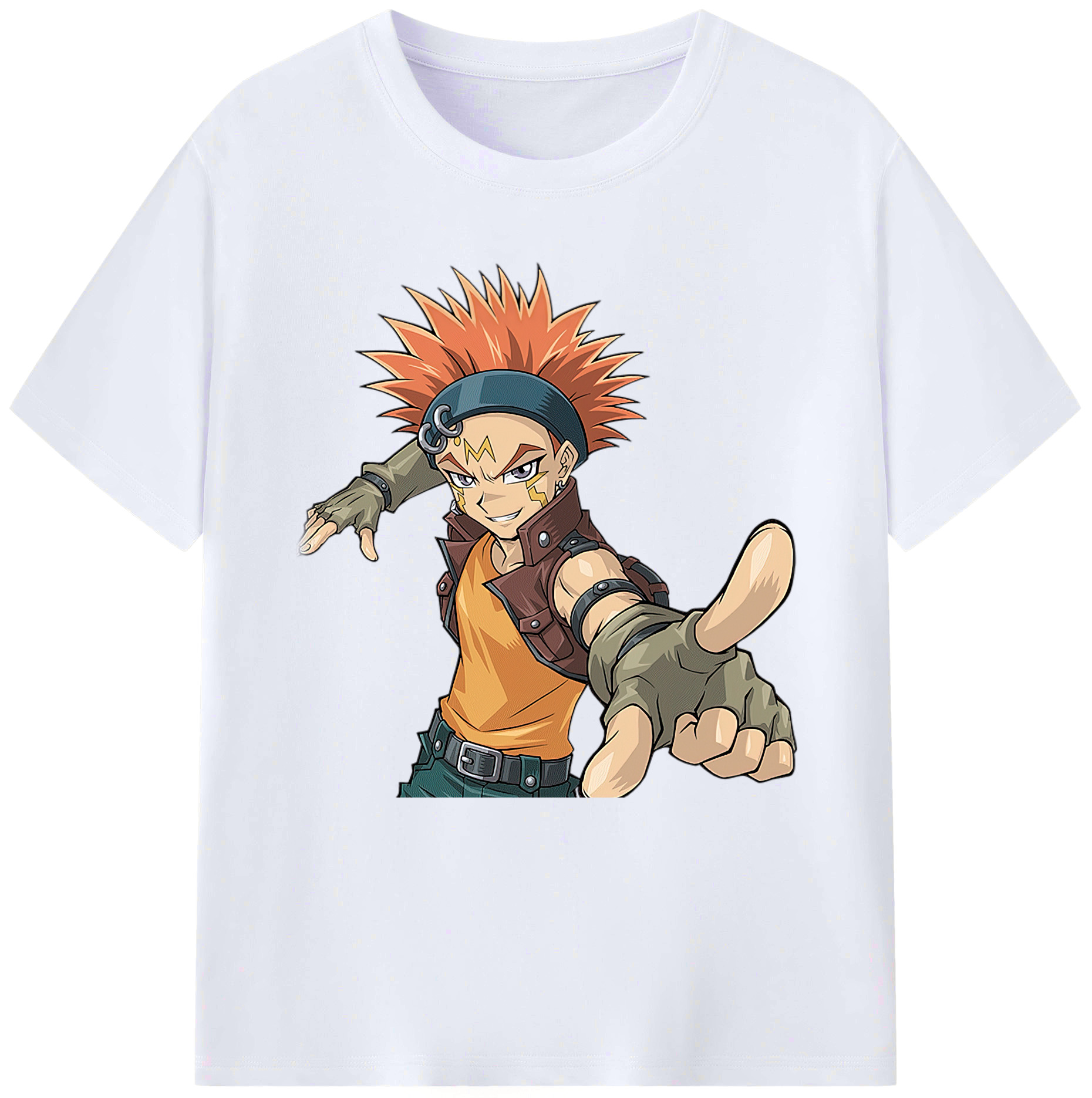（画像用） 遊☆戯☆王 Yu-Gi-Oh! レディースカジュアルプリントTシャツ（綿100％）