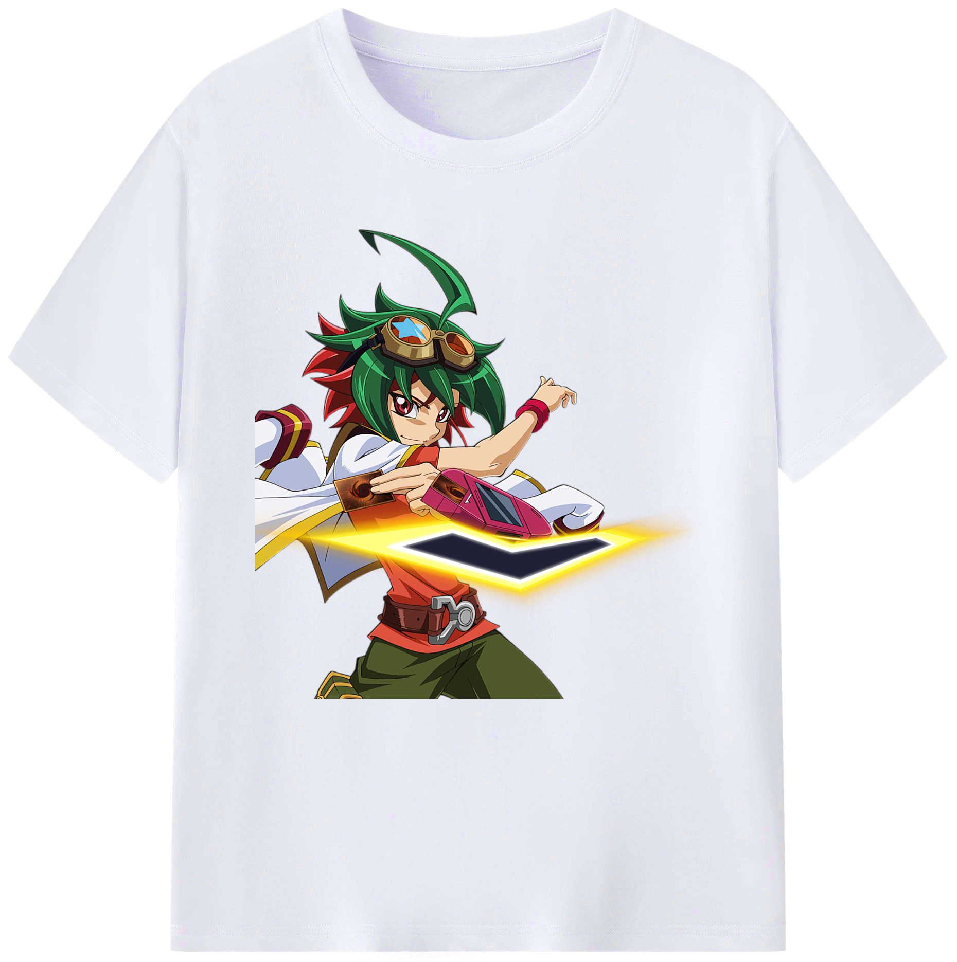 （画像用） 遊☆戯☆王 Yu-Gi-Oh! レディースカジュアルプリントTシャツ（綿100％）