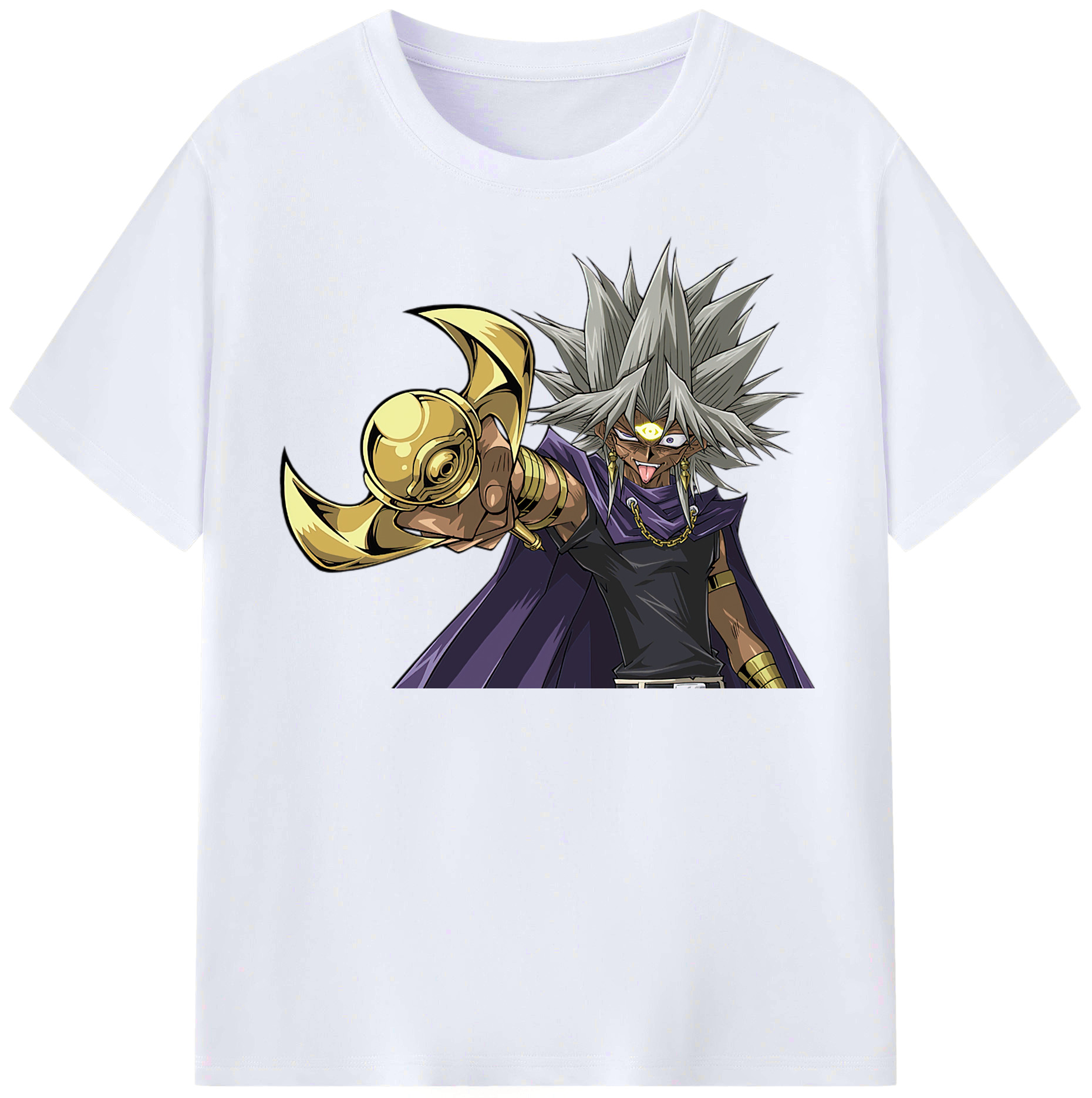（画像用） 遊☆戯☆王 Yu-Gi-Oh! レディースカジュアルプリントTシャツ（綿100％）