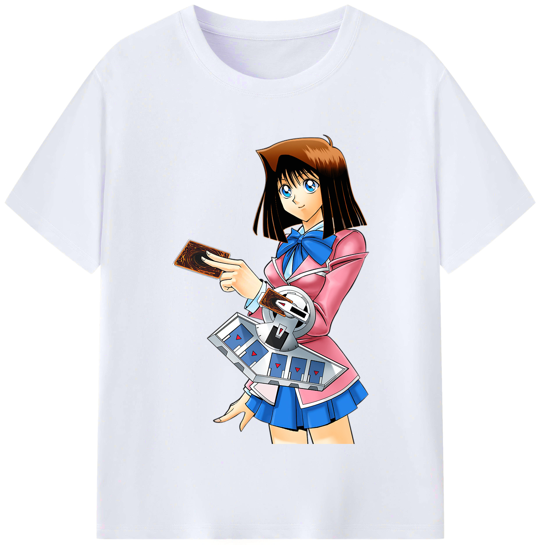 （画像用） 遊☆戯☆王 Yu-Gi-Oh! レディースカジュアルプリントTシャツ（綿100％）