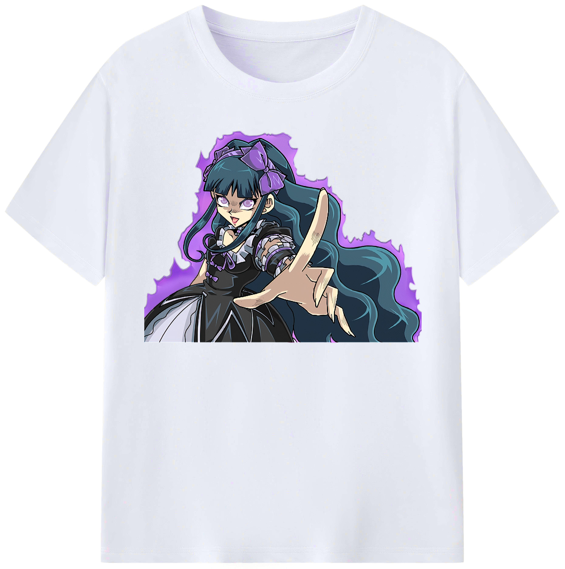 （画像用） 遊☆戯☆王 Yu-Gi-Oh! レディースカジュアルプリントTシャツ（綿100％）