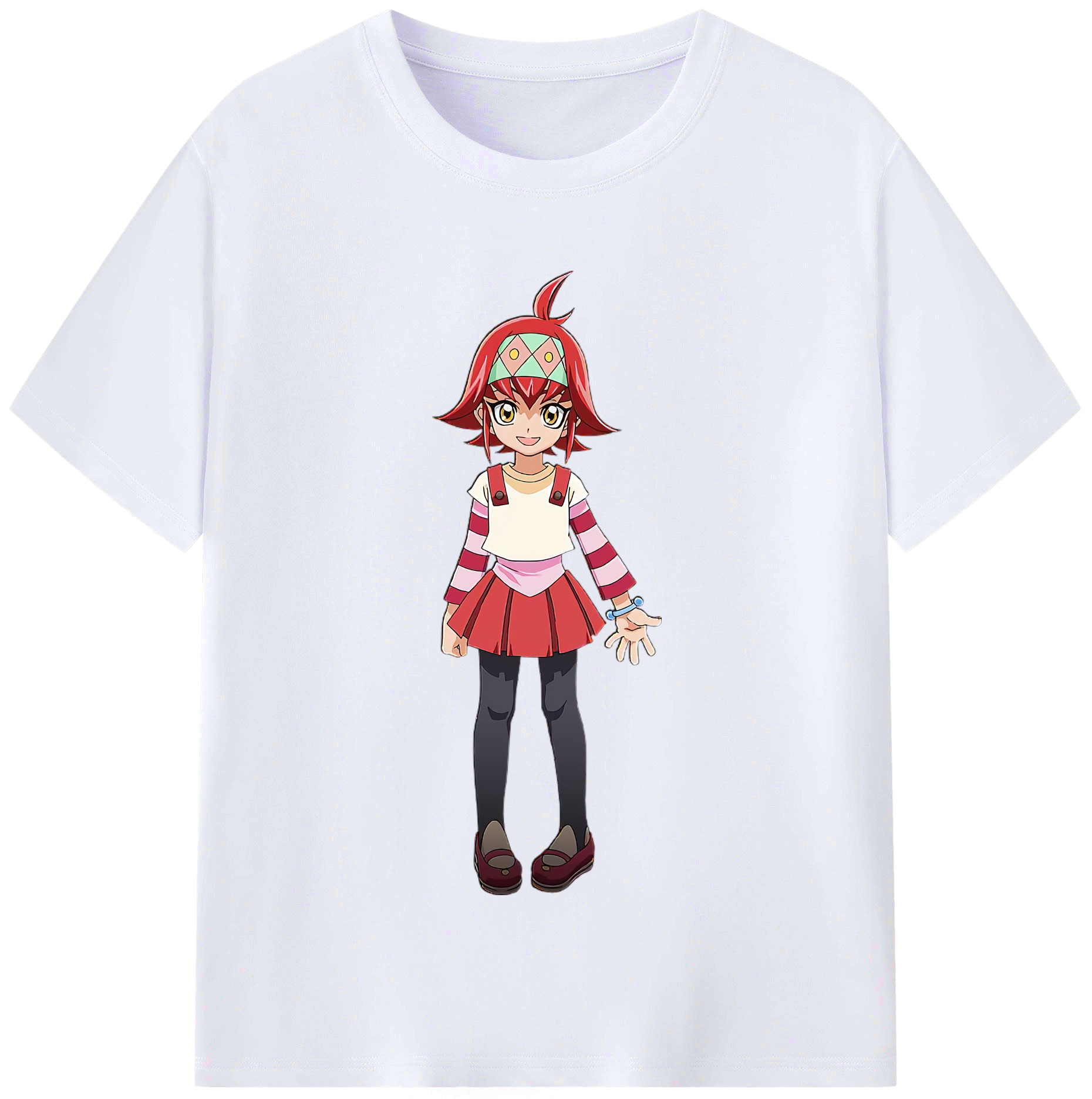 （画像用） 遊☆戯☆王 Yu-Gi-Oh! レディースカジュアルプリントTシャツ（綿100％）