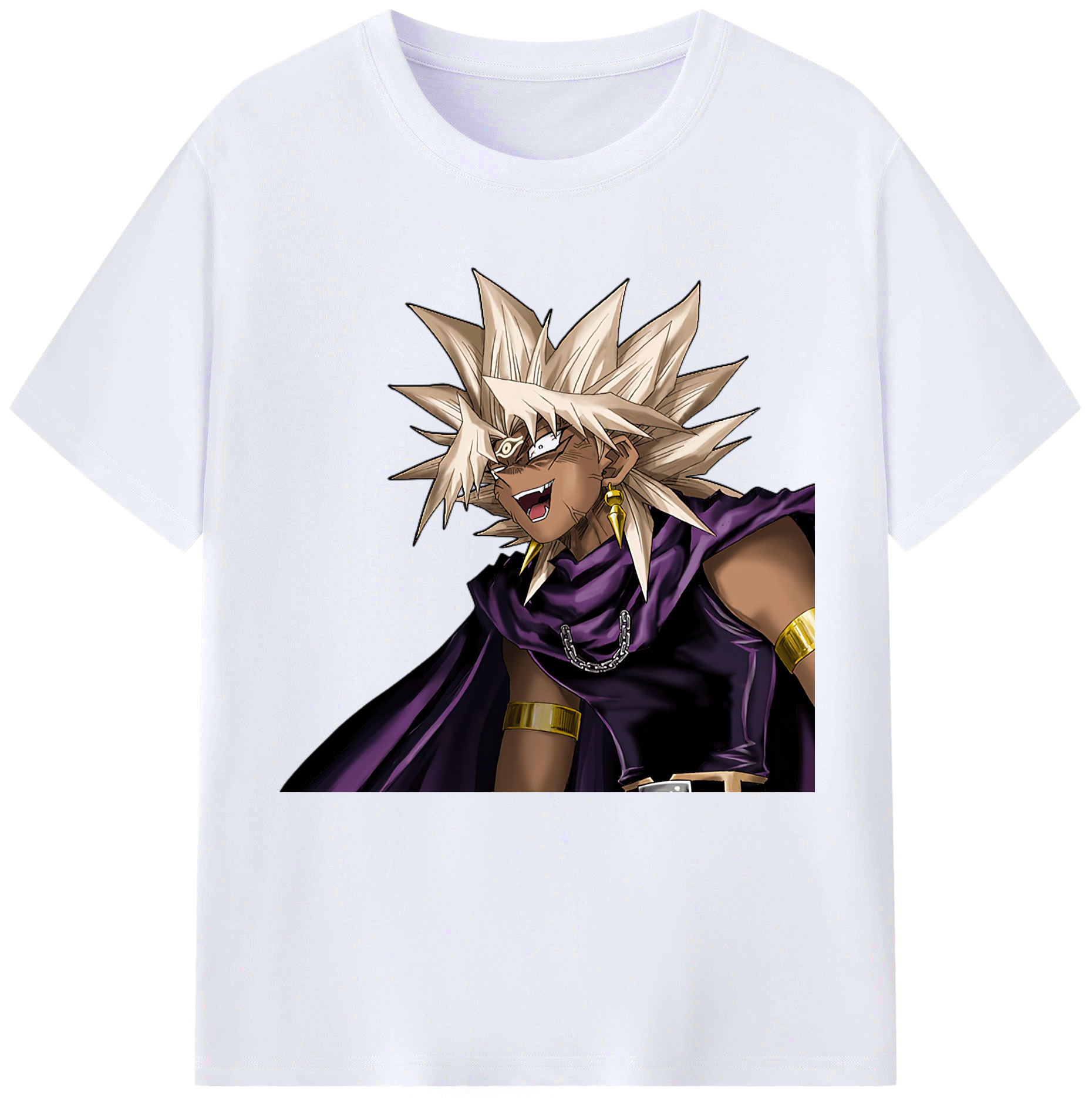 （画像用） 遊☆戯☆王 Yu-Gi-Oh! レディースカジュアルプリントTシャツ（綿100％）