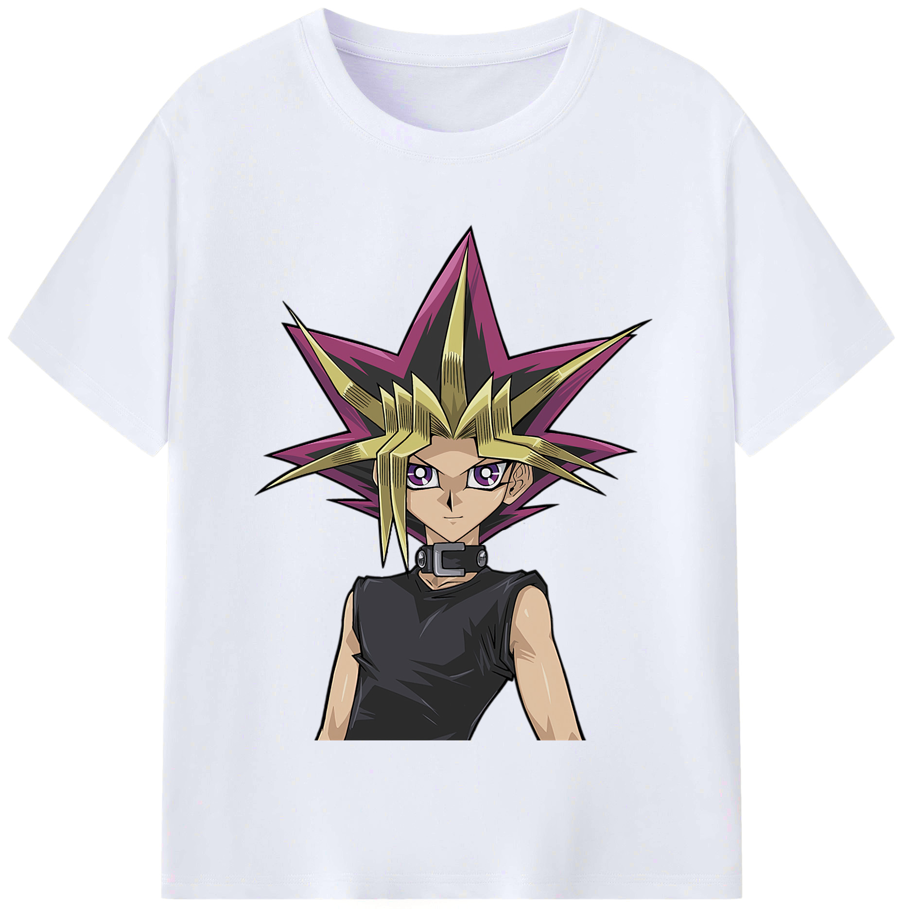 （画像用） 遊☆戯☆王 Yu-Gi-Oh! レディースカジュアルプリントTシャツ（綿100％）