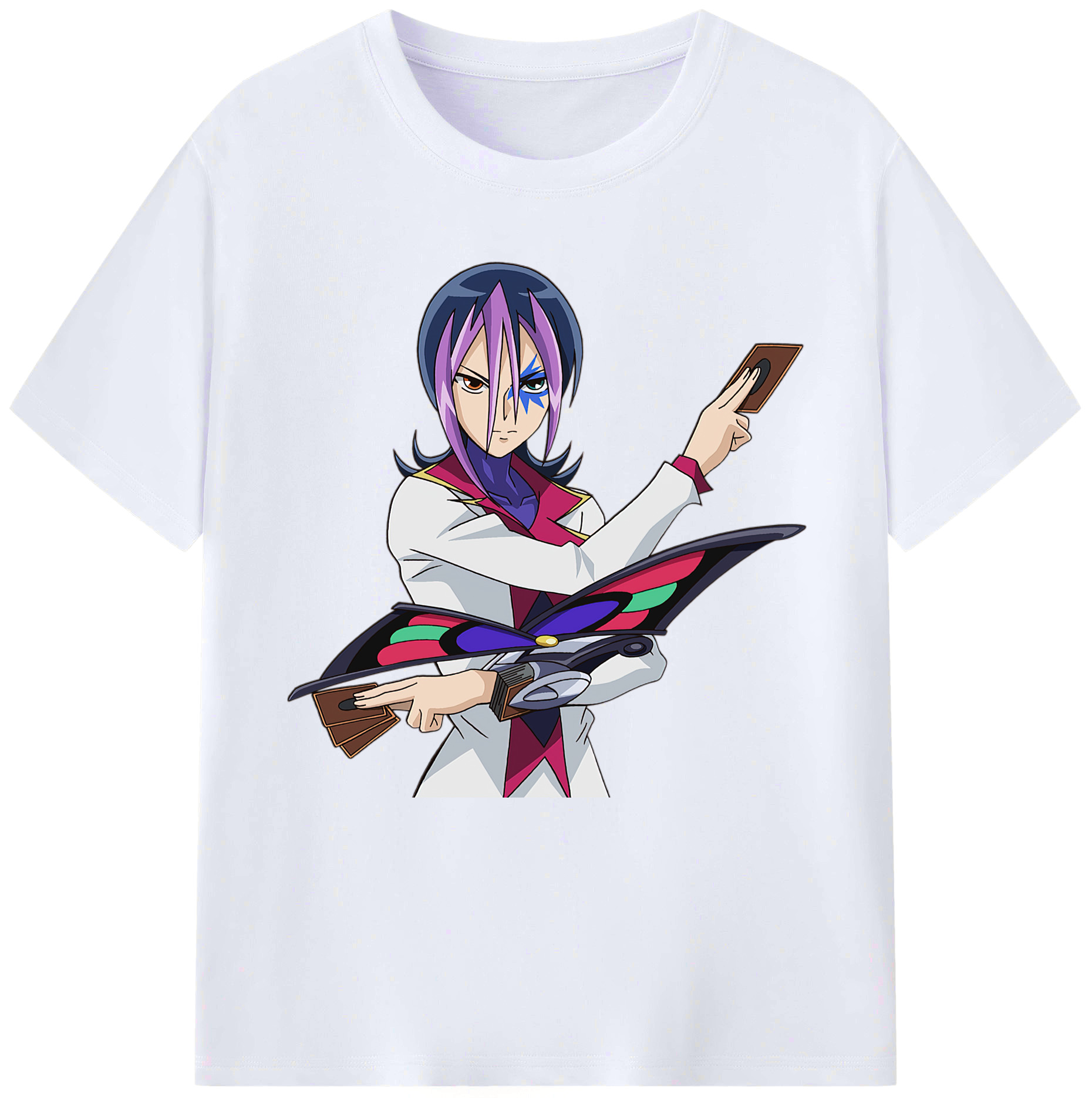 （画像用） 遊☆戯☆王 Yu-Gi-Oh! レディースカジュアルプリントTシャツ（綿100％）