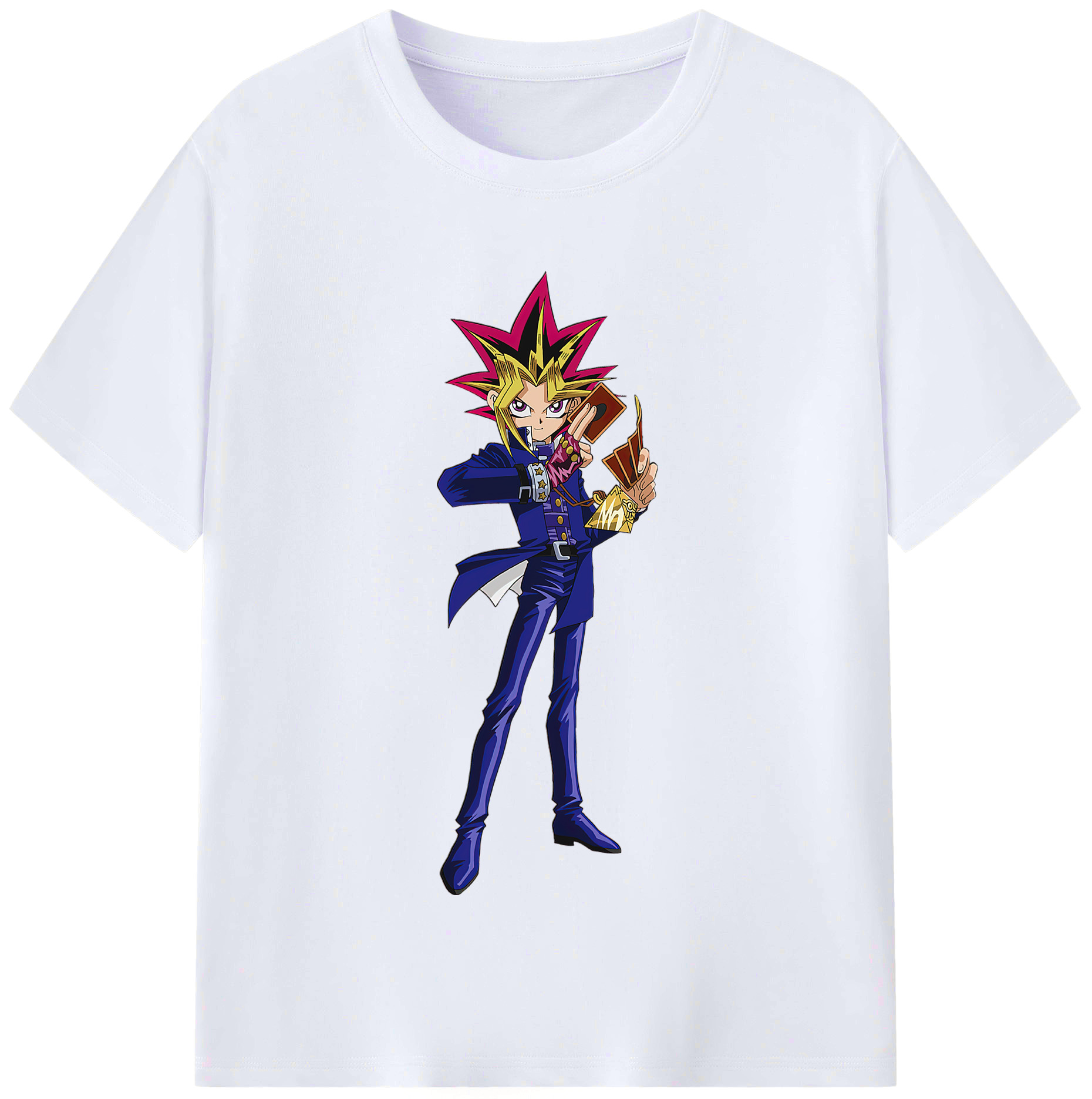 （画像用） 遊☆戯☆王 Yu-Gi-Oh! レディースカジュアルプリントTシャツ（綿100％）