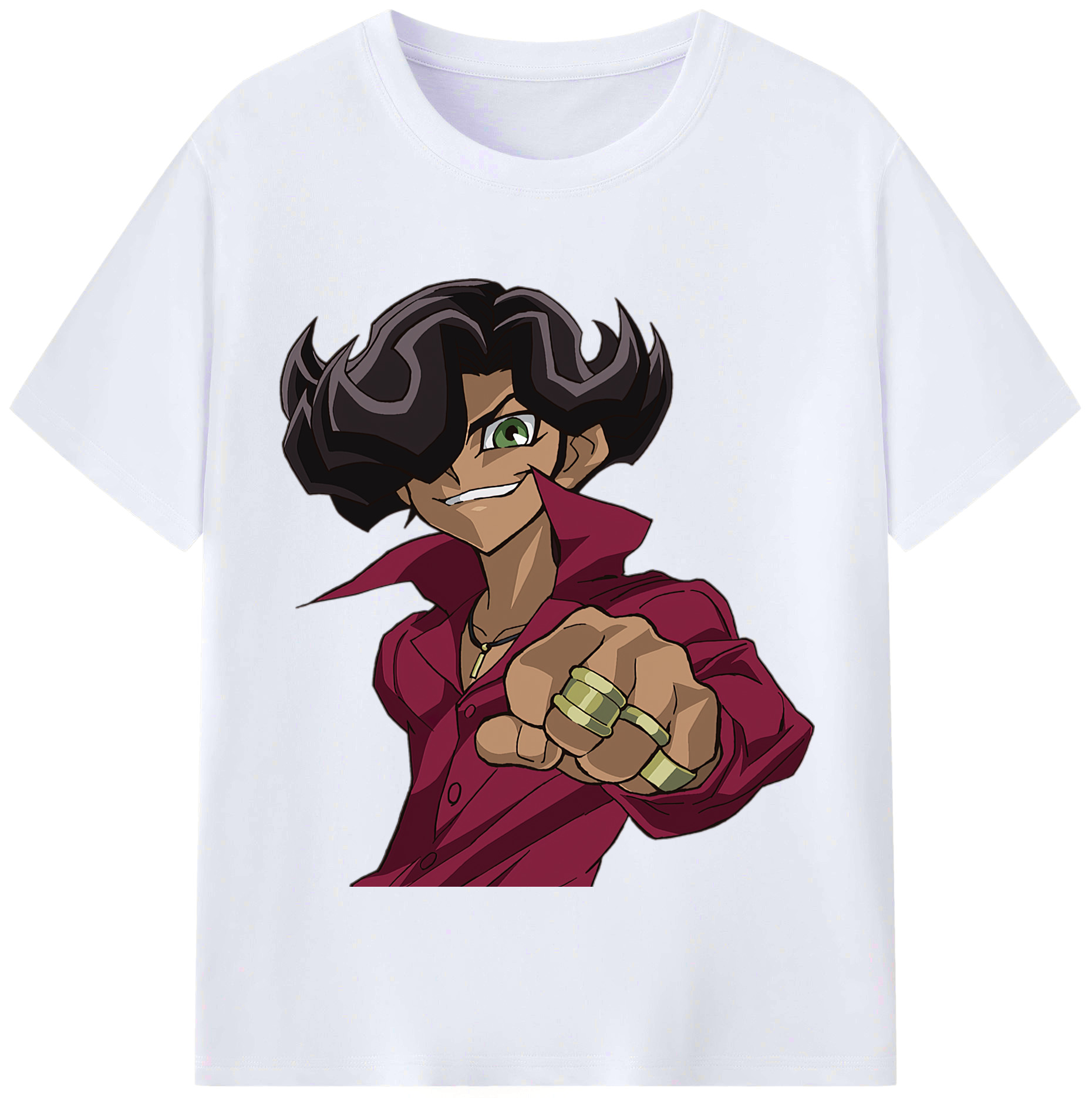 （画像用） 遊☆戯☆王 Yu-Gi-Oh! レディースカジュアルプリントTシャツ（綿100％）