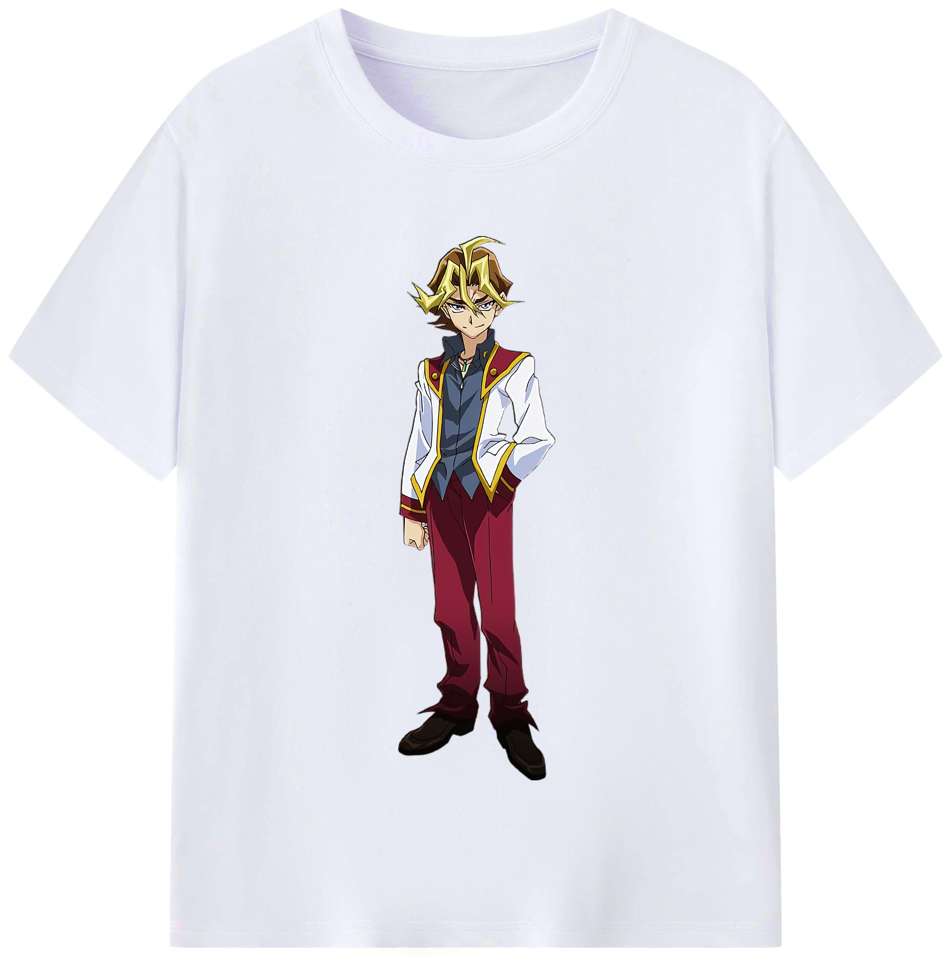 （画像用） 遊☆戯☆王 Yu-Gi-Oh! レディースカジュアルプリントTシャツ（綿100％）