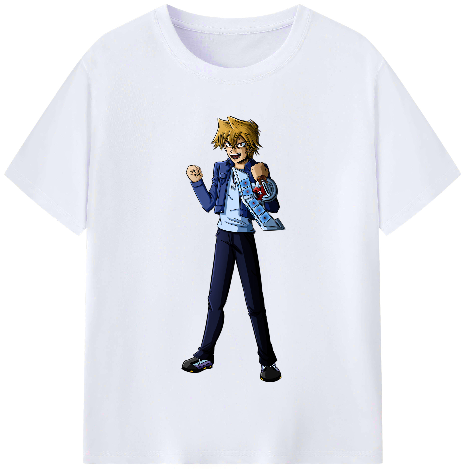 （画像用） 遊☆戯☆王 Yu-Gi-Oh! レディースカジュアルプリントTシャツ（綿100％）