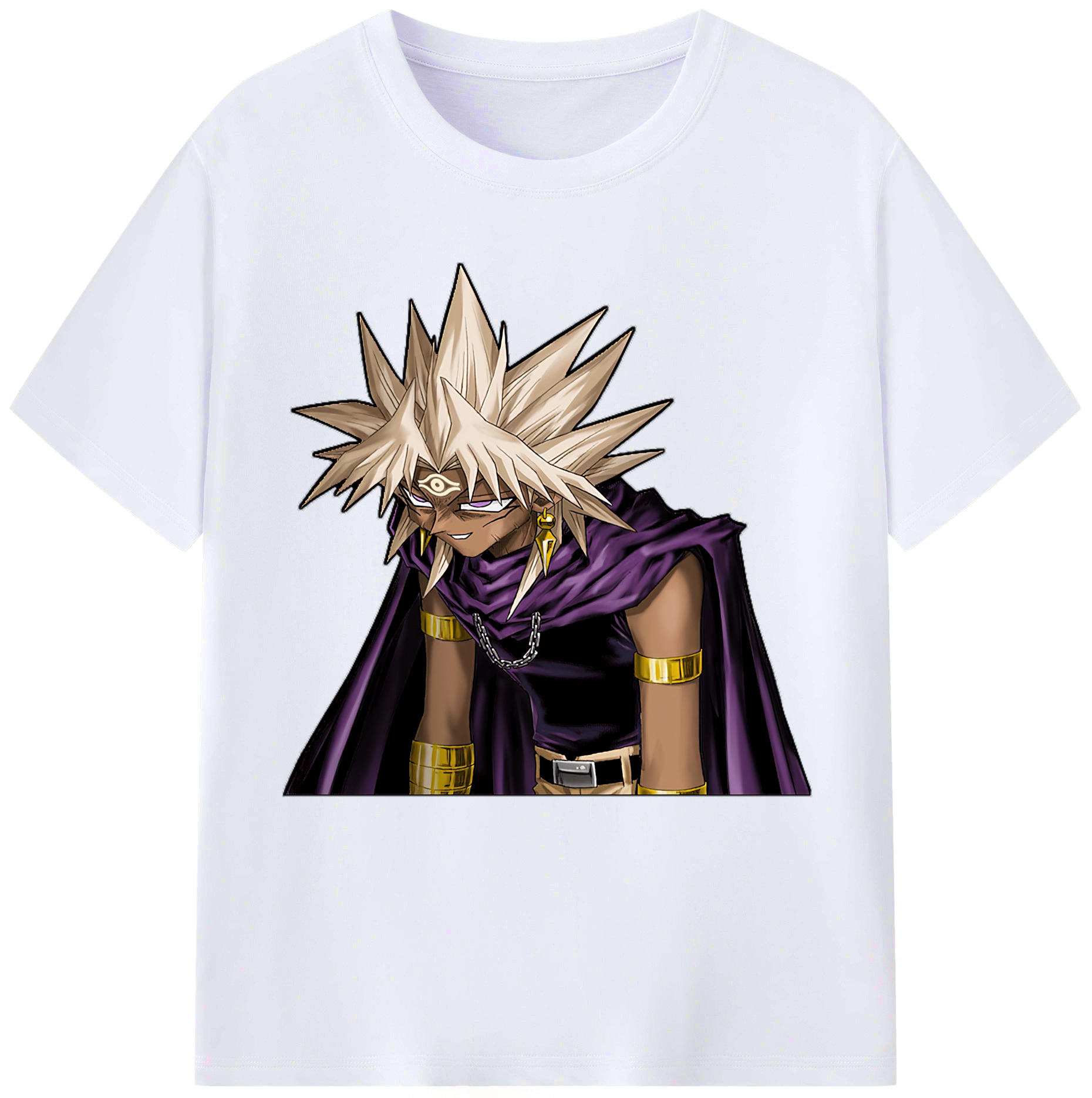 （画像用） 遊☆戯☆王 Yu-Gi-Oh! レディースカジュアルプリントTシャツ（綿100％）