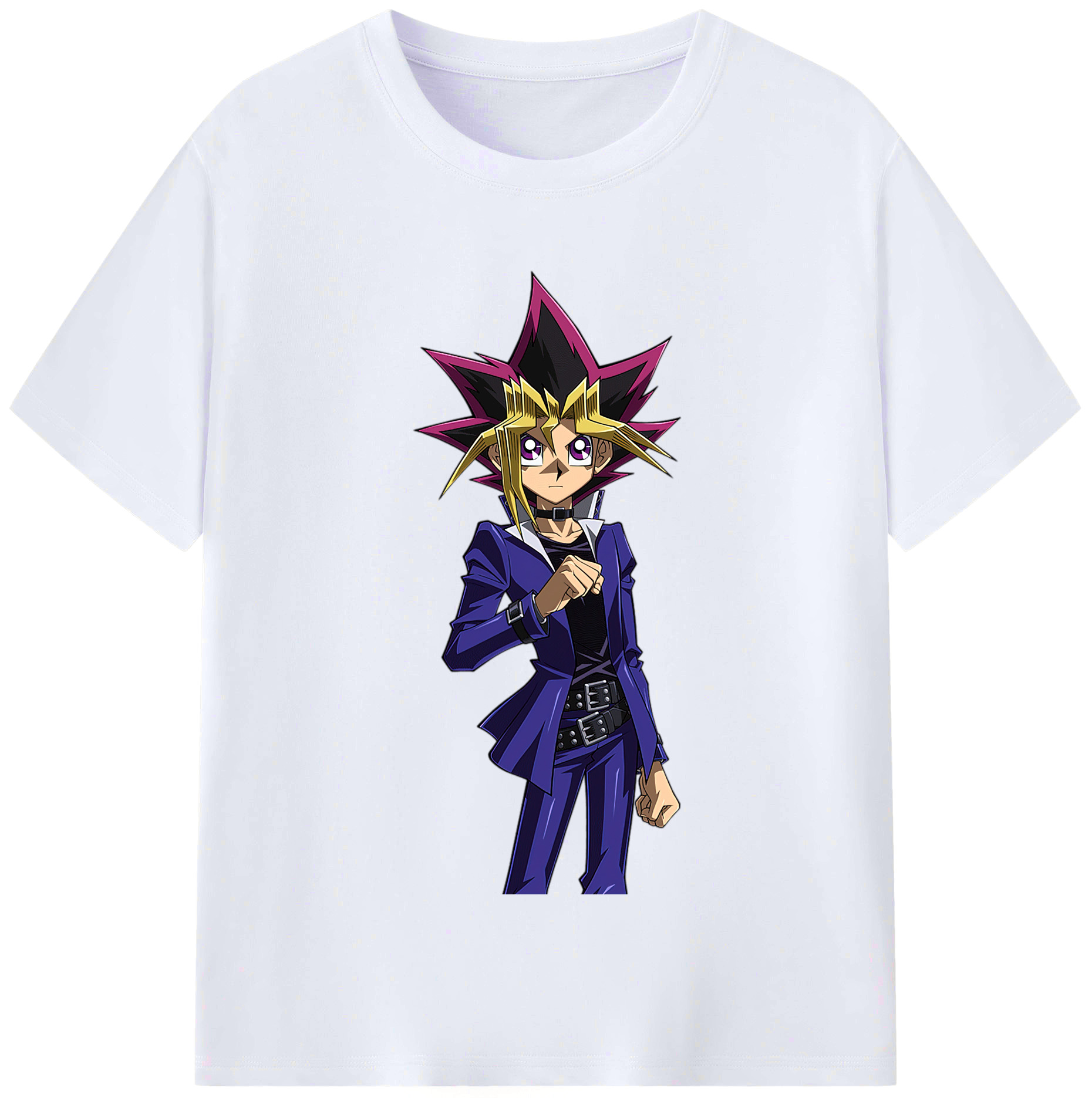 （画像用） 遊☆戯☆王 Yu-Gi-Oh! レディースカジュアルプリントTシャツ（綿100％）