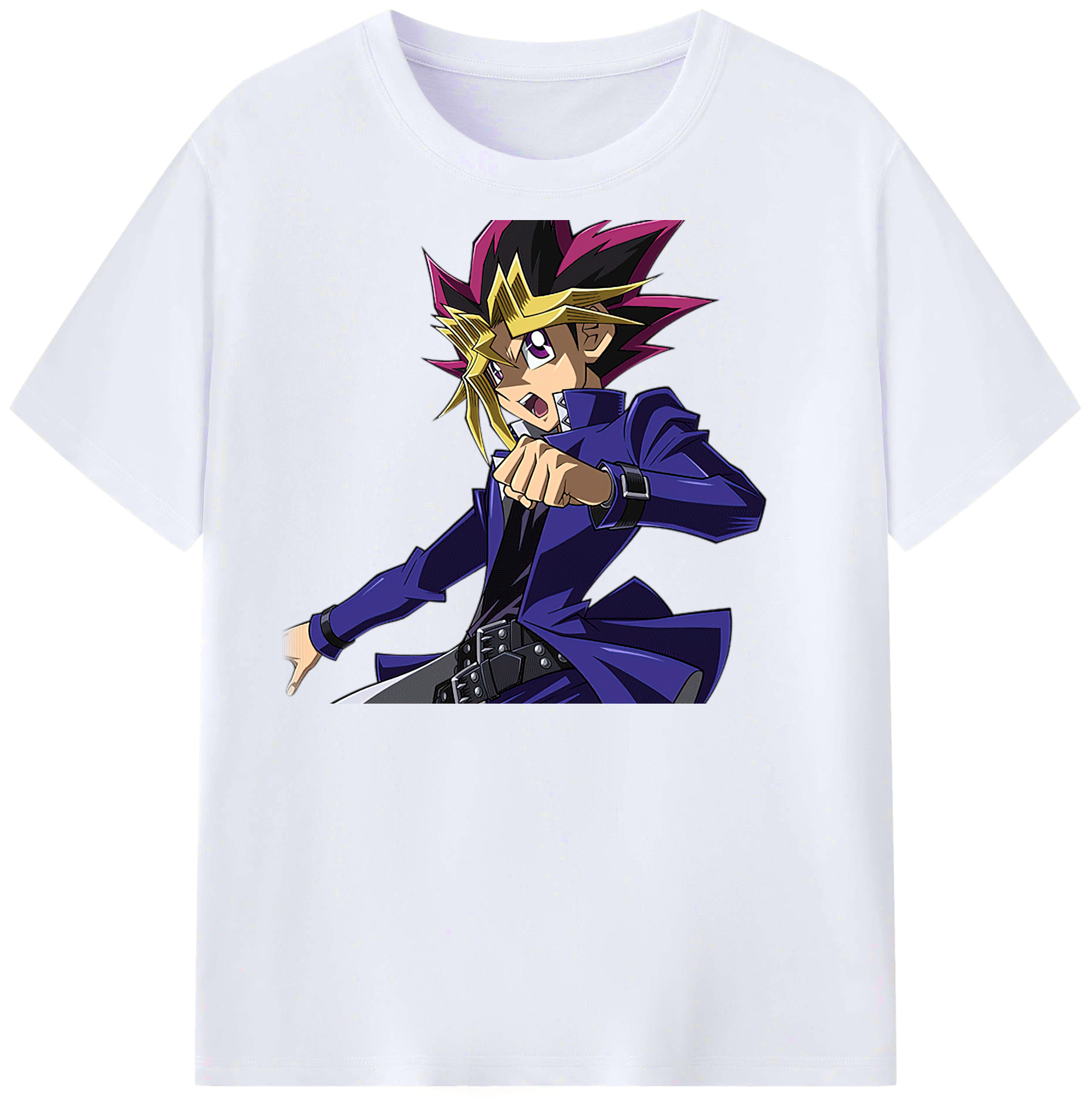（画像用） 遊☆戯☆王 Yu-Gi-Oh! レディースカジュアルプリントTシャツ（綿100％）