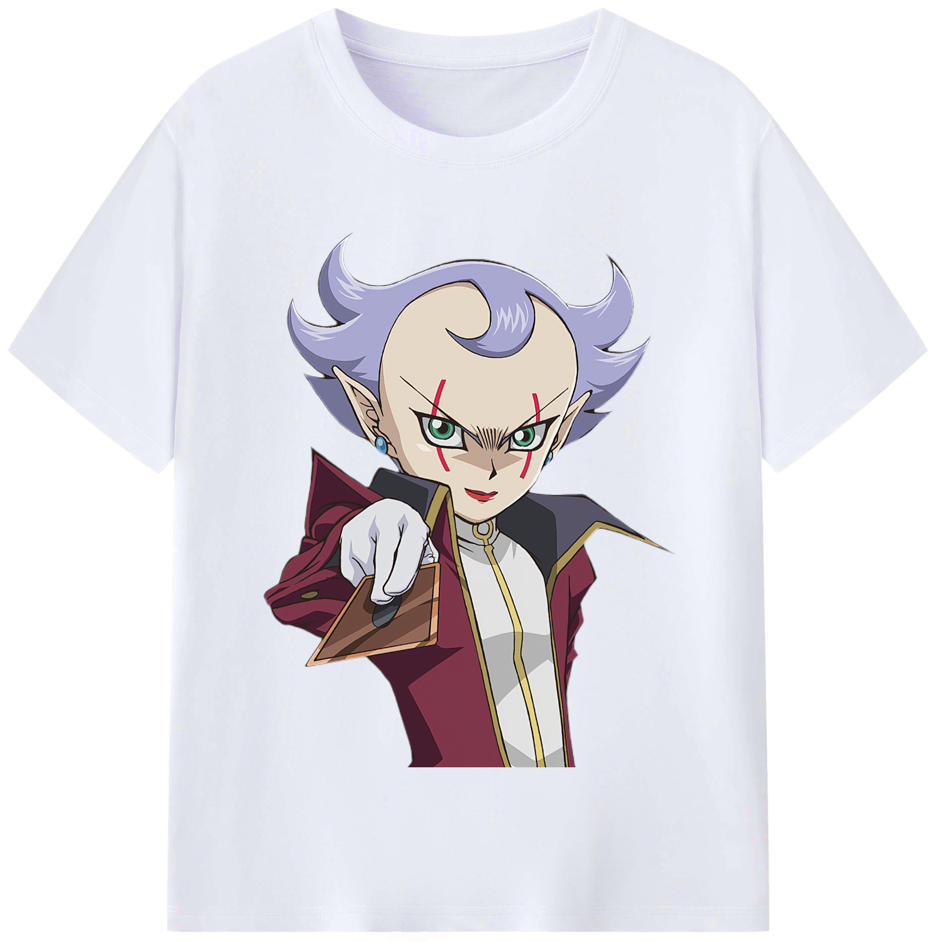 （画像用） 遊☆戯☆王 Yu-Gi-Oh! レディースカジュアルプリントTシャツ（綿100％）