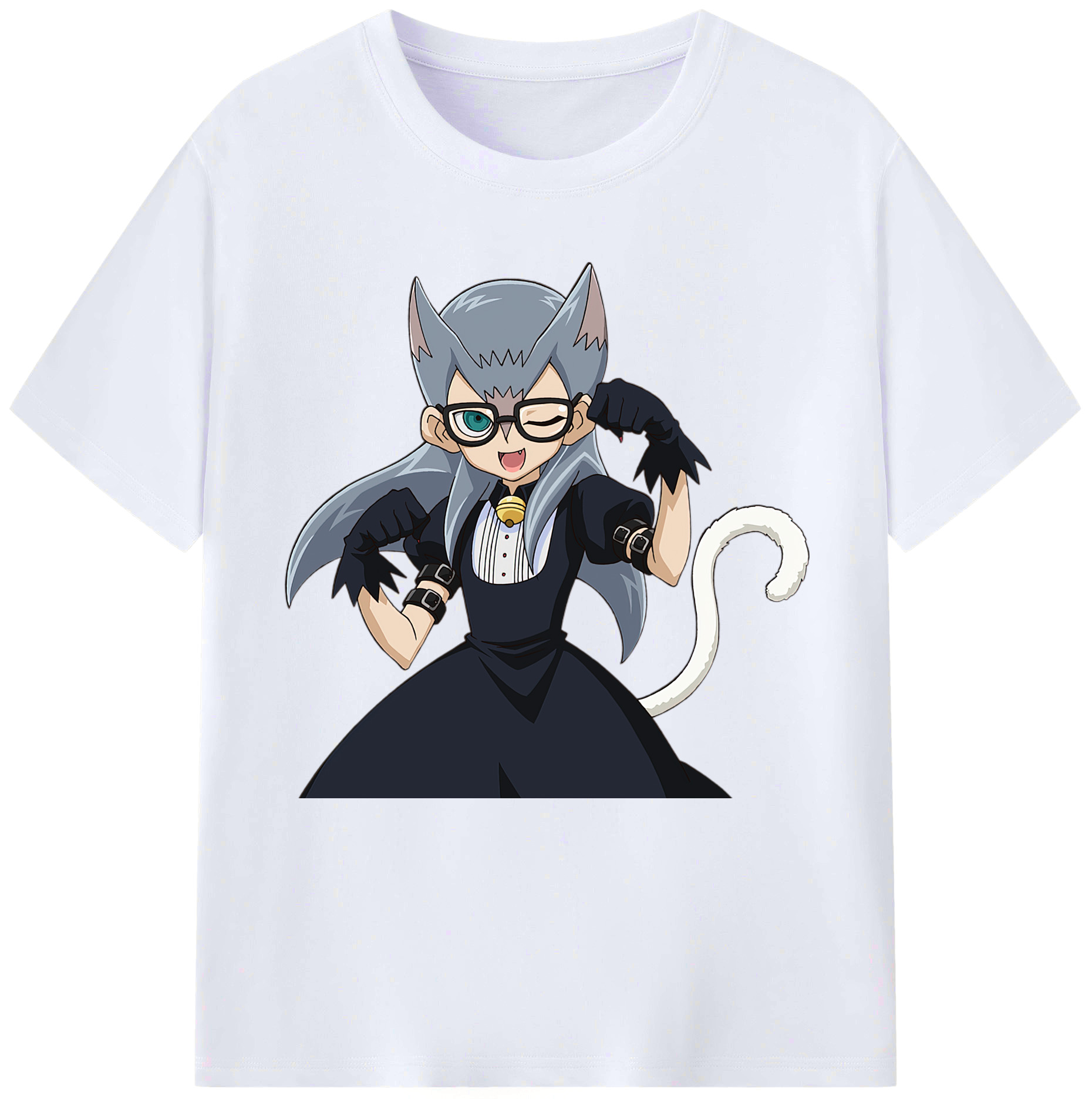 （画像用） 遊☆戯☆王 Yu-Gi-Oh! レディースカジュアルプリントTシャツ（綿100％）