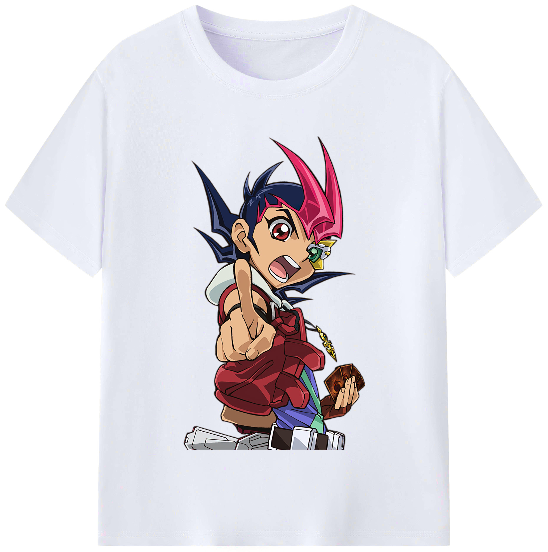 （画像用） 遊☆戯☆王 Yu-Gi-Oh! レディースカジュアルプリントTシャツ（綿100％）