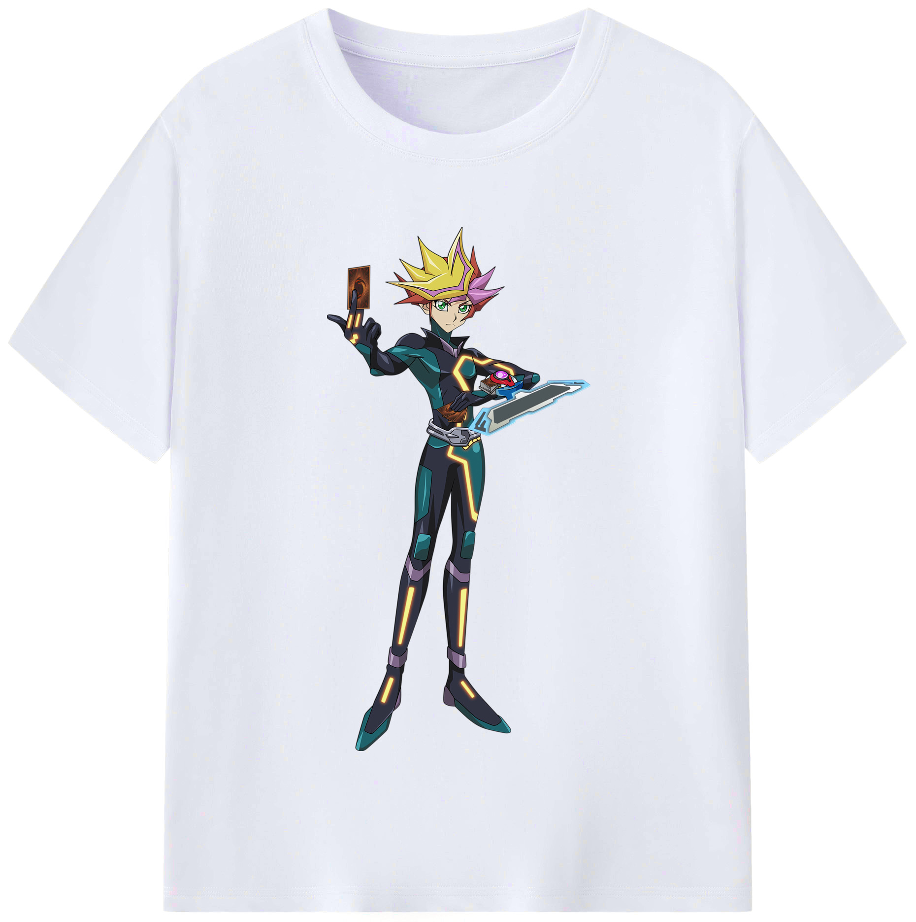 （画像用） 遊☆戯☆王 Yu-Gi-Oh! レディースカジュアルプリントTシャツ（綿100％）