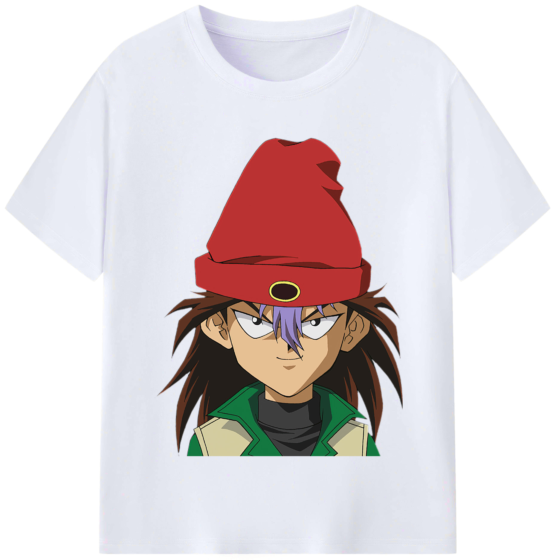 （画像用） 遊☆戯☆王 Yu-Gi-Oh! レディースカジュアルプリントTシャツ（綿100％）