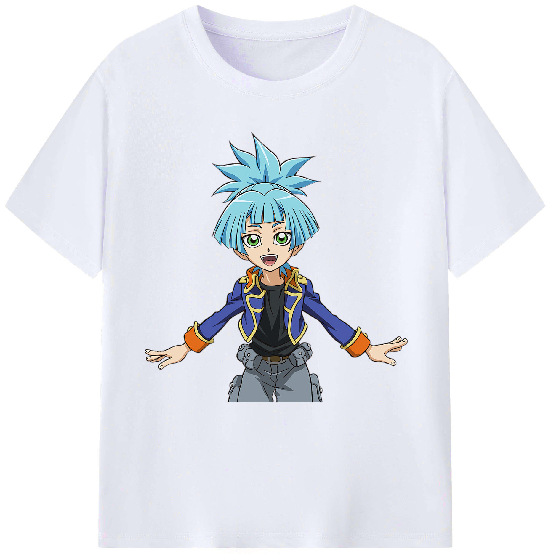 （画像用） 遊☆戯☆王 Yu-Gi-Oh! レディースカジュアルプリントTシャツ（綿100％）