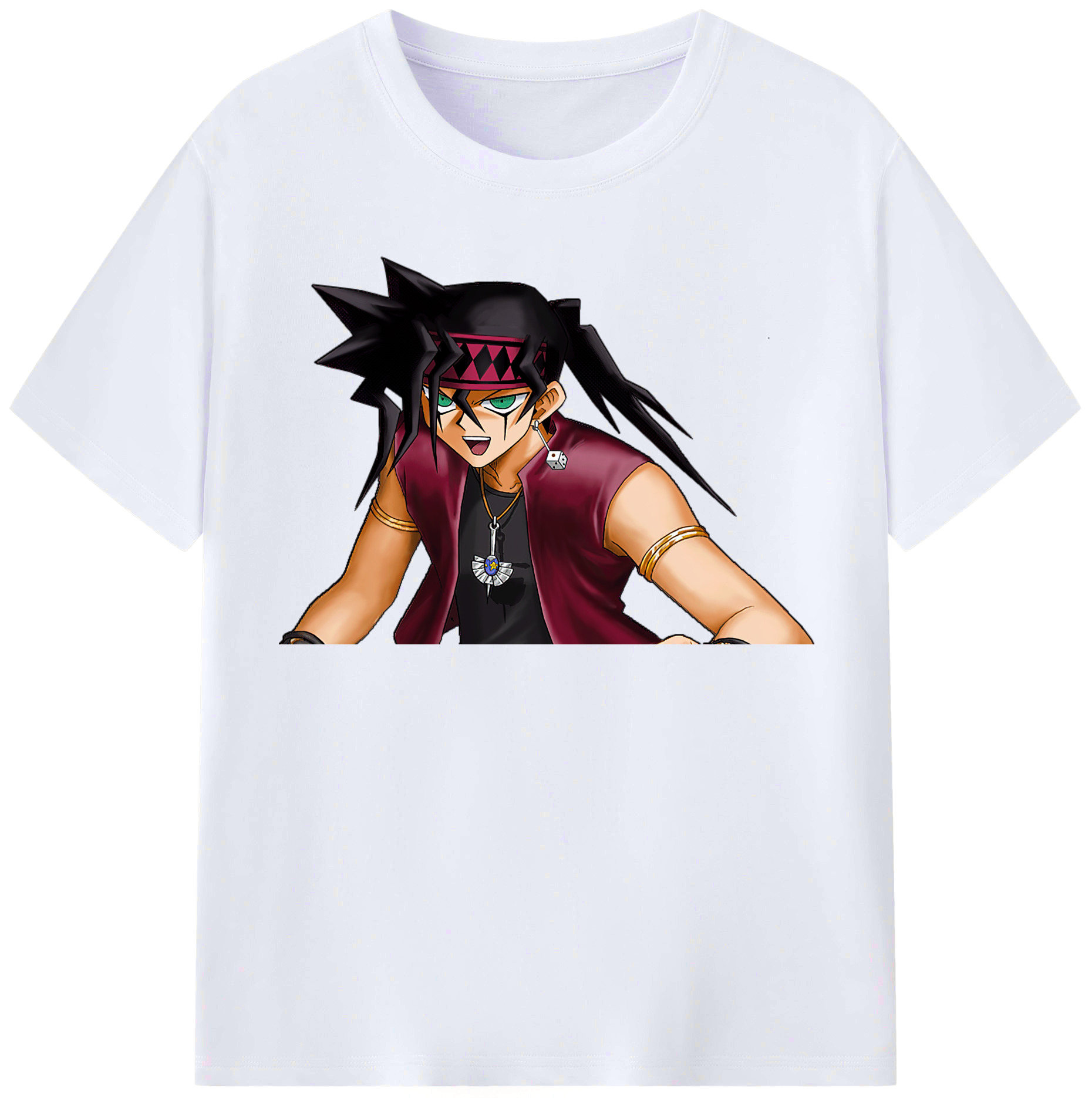 （画像用） 遊☆戯☆王 Yu-Gi-Oh! レディースカジュアルプリントTシャツ（綿100％）