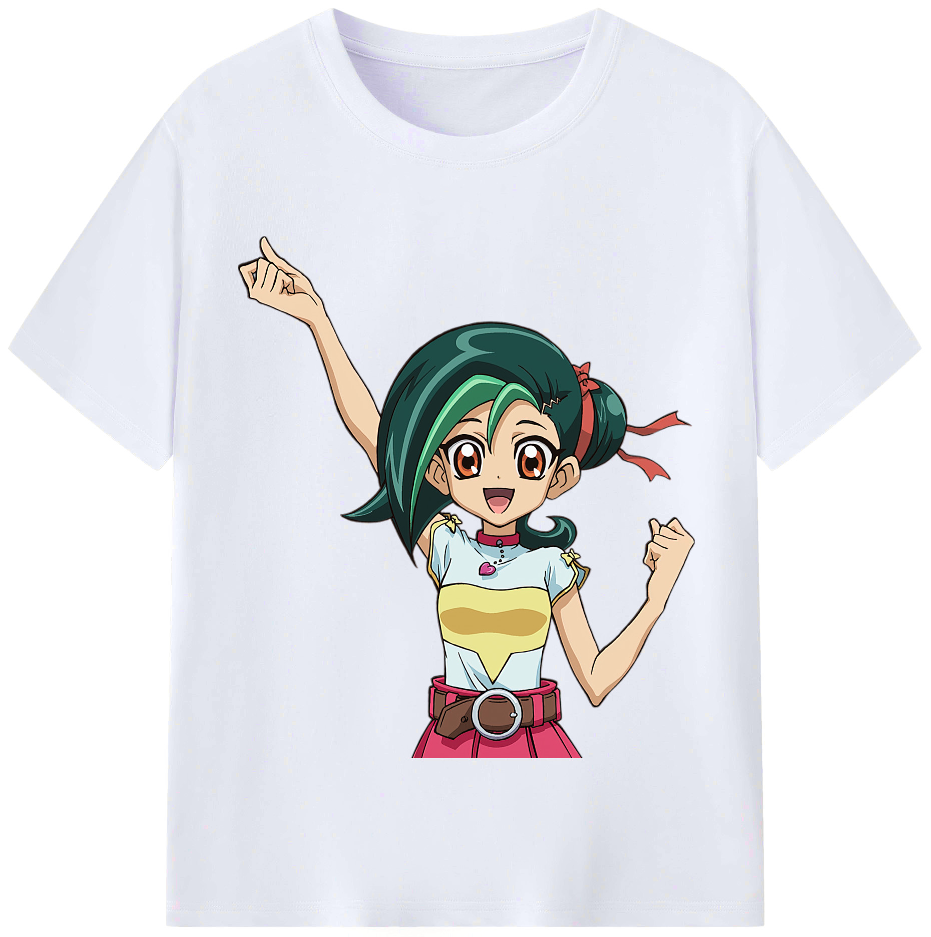 （画像用） 遊☆戯☆王 Yu-Gi-Oh! レディースカジュアルプリントTシャツ（綿100％）