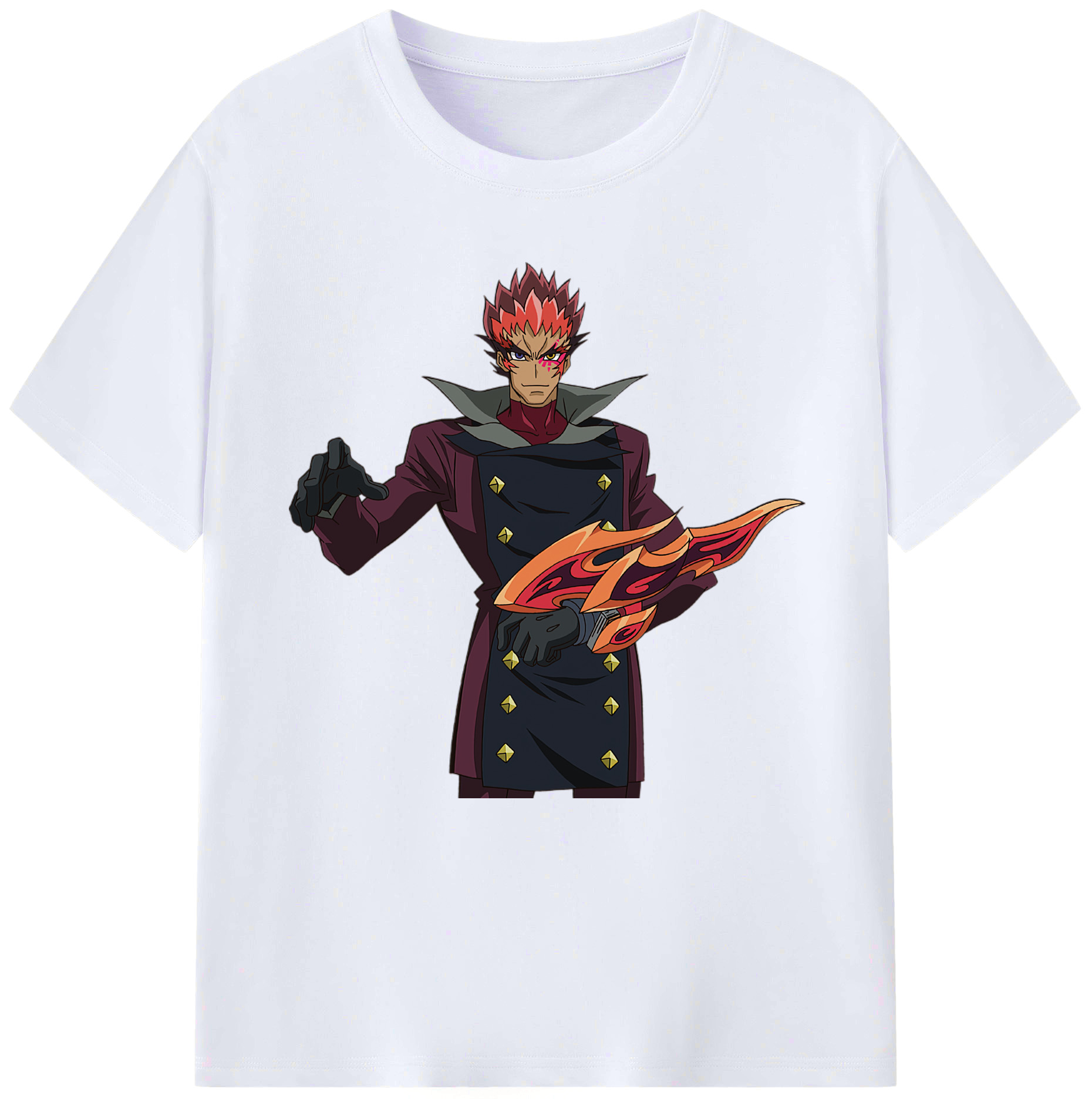 （画像用） 遊☆戯☆王 Yu-Gi-Oh! レディースカジュアルプリントTシャツ（綿100％）