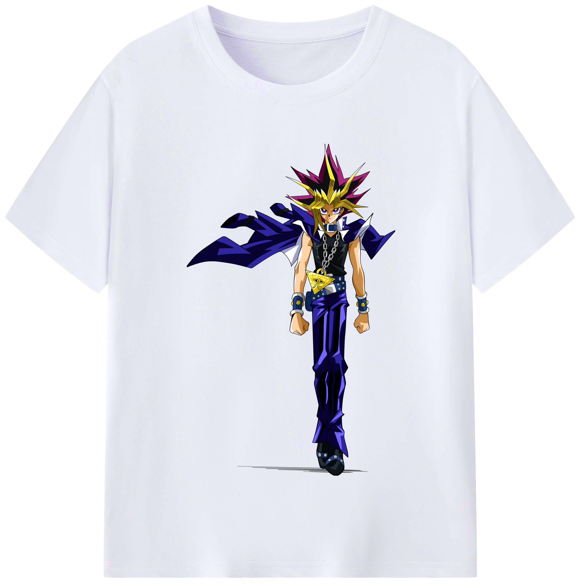 （画像用） 遊☆戯☆王 Yu-Gi-Oh! レディースカジュアルプリントTシャツ（綿100％）