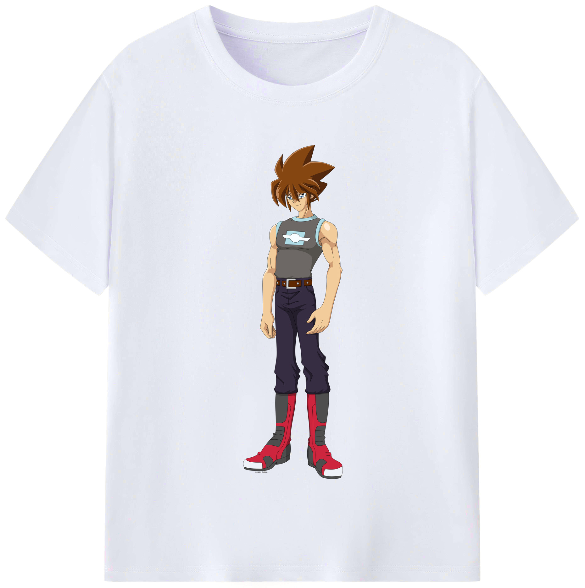 （画像用） 遊☆戯☆王 Yu-Gi-Oh! レディースカジュアルプリントTシャツ（綿100％）