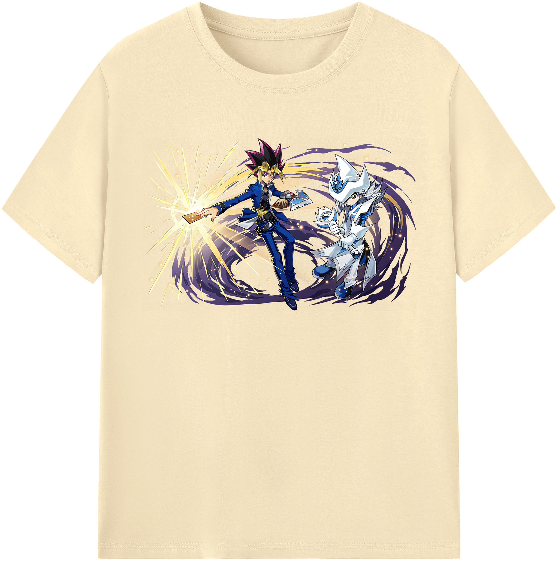 （画像用） 遊☆戯☆王 Yu-Gi-Oh! 綿100％半袖Tシャツ（フロントプリント）