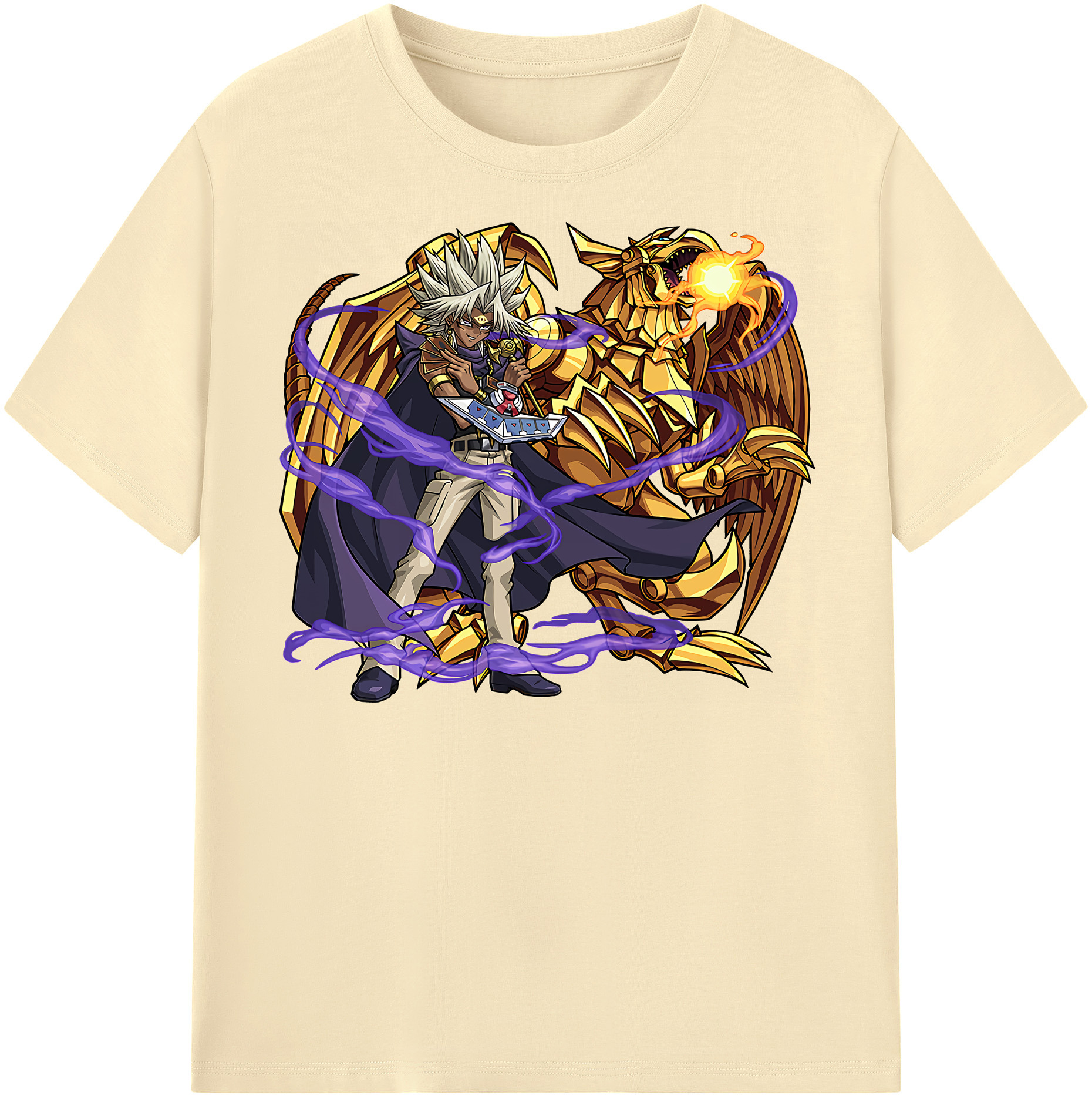 （画像用） 遊☆戯☆王 Yu-Gi-Oh! 綿100％半袖Tシャツ（フロントプリント）