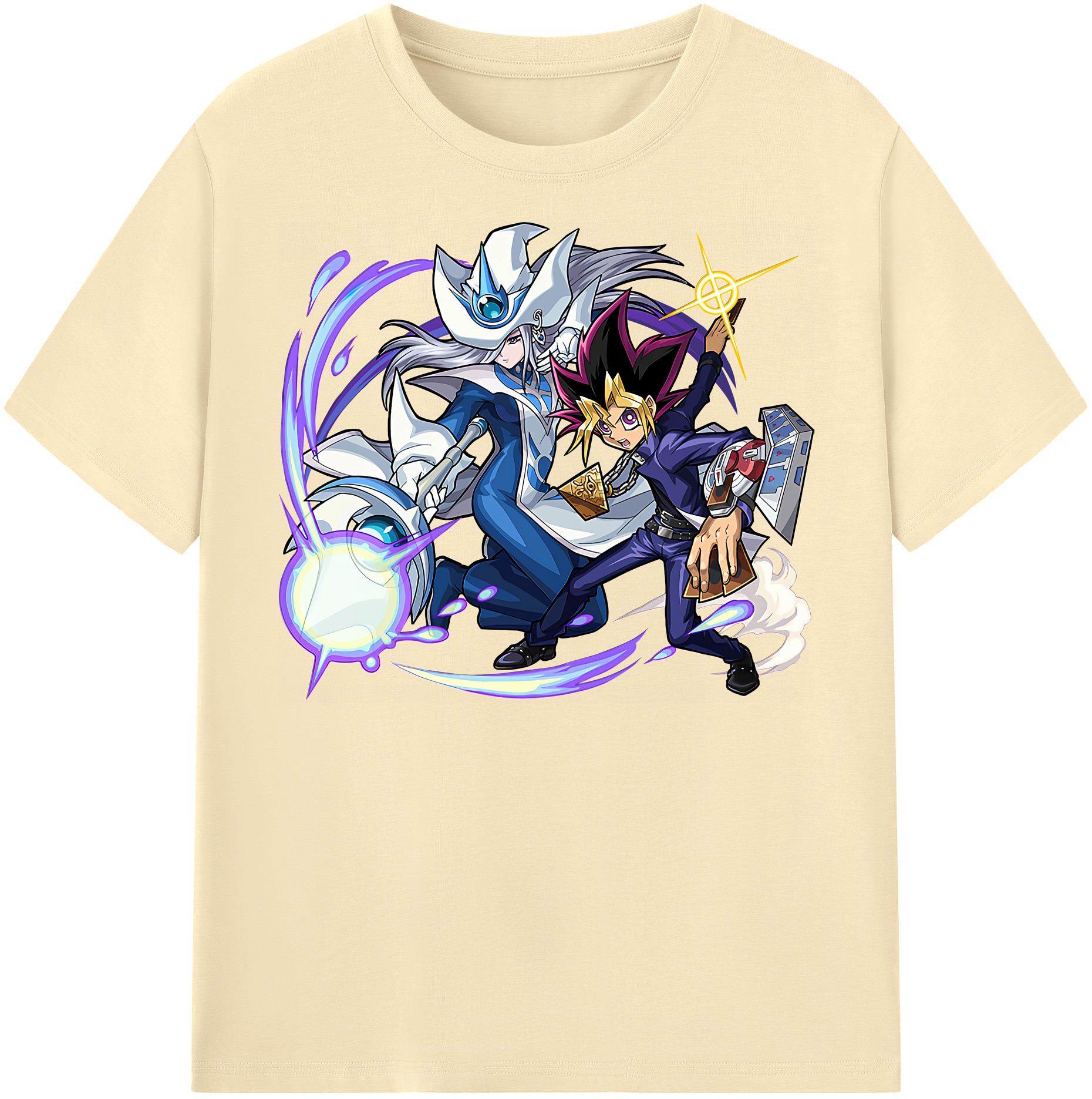 （画像用） 遊☆戯☆王 Yu-Gi-Oh! 綿100％半袖Tシャツ（フロントプリント）