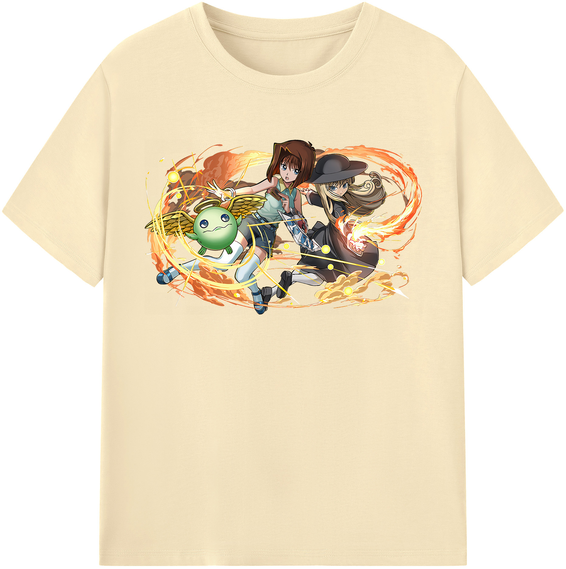 （画像用） 遊☆戯☆王 Yu-Gi-Oh! 綿100％半袖Tシャツ（フロントプリント）